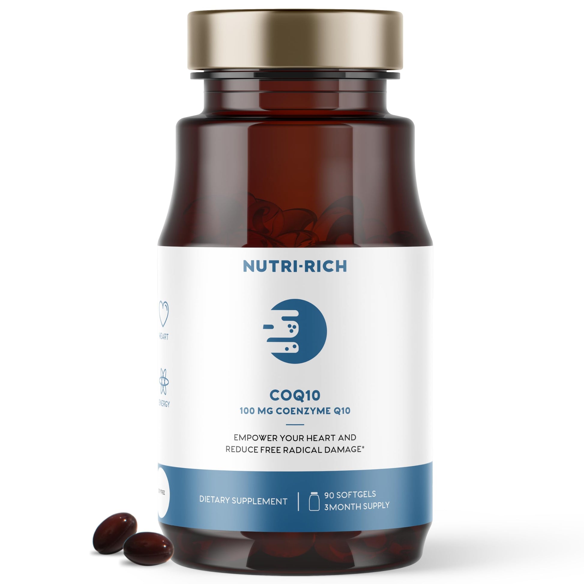 Nutri-Rich CoQ10 100mg Softgels 90 Count