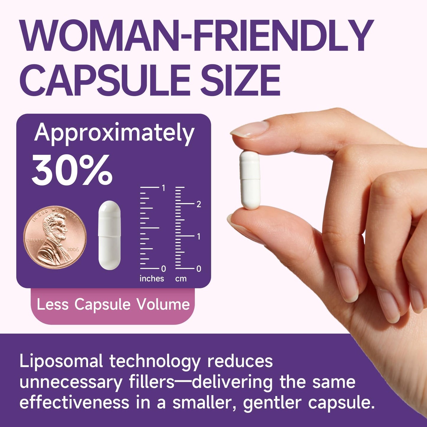 Ewecxine GHK-Cu Copper Peptide Supplement Liposomal Formula Capsule, 120 Capsules