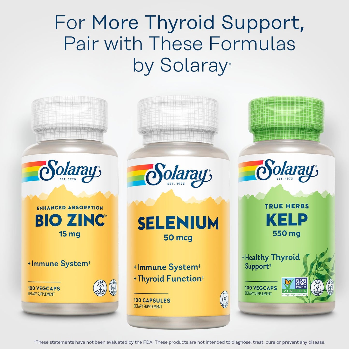 Solaray Selenium 50 mcg Capsules 100