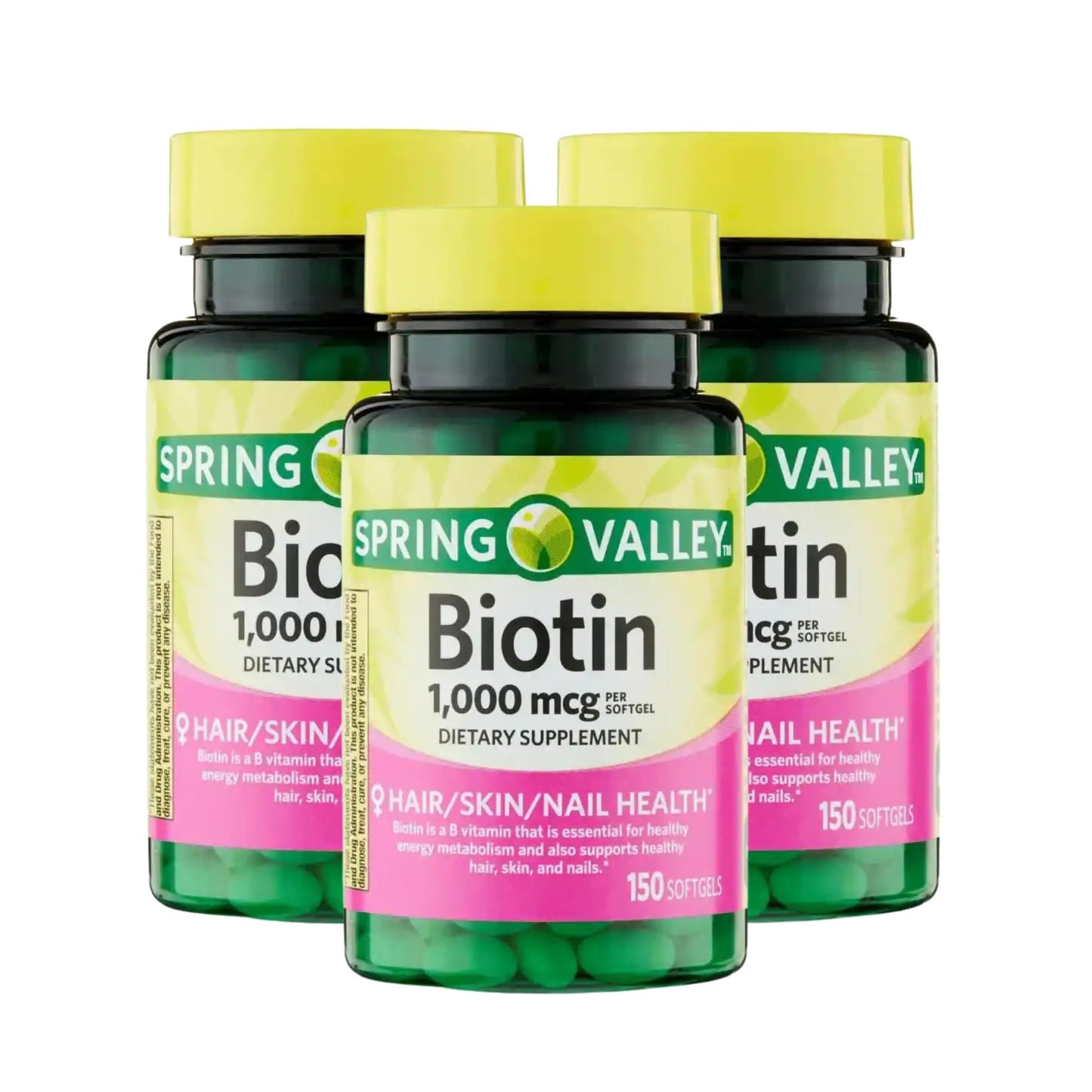 Unique Bundle Store Biotin 1000 mcg Softgels, 450 Softgels