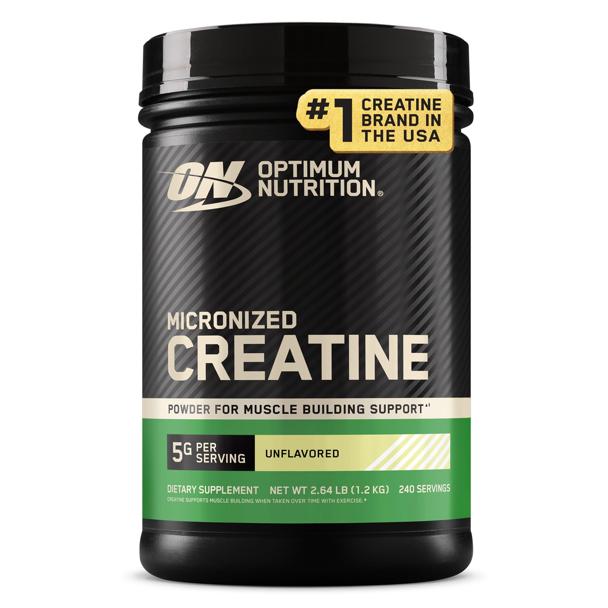 Optimum Nutrition Creatine Micronized Creatine Monohydrate Powder, 240 Servings