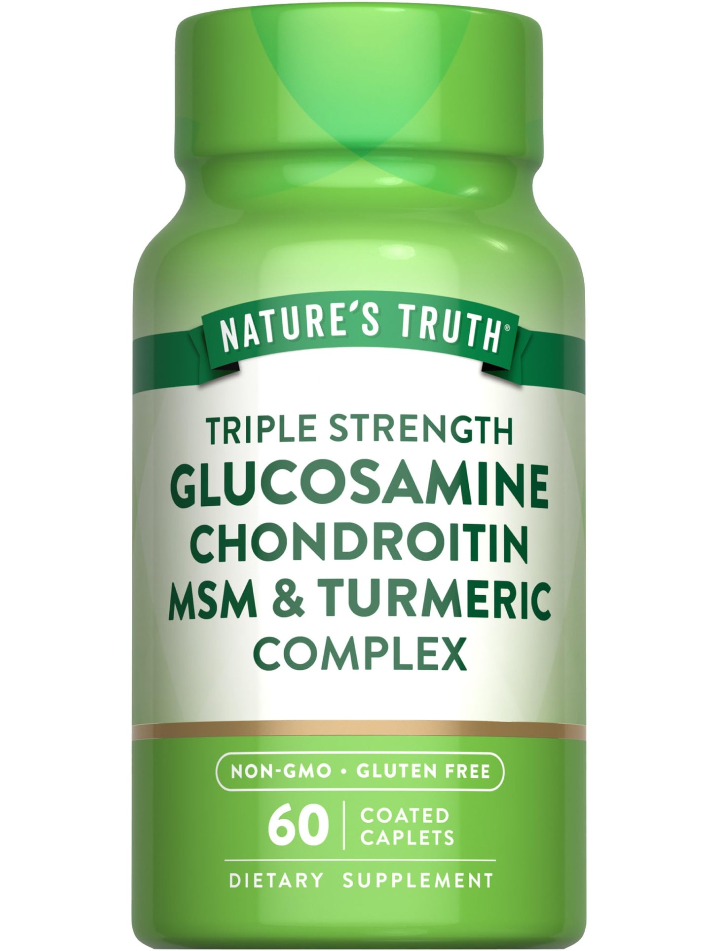 Nature's Truth Glucosamine Chondroitin MSM Complex Caplets 60 Count