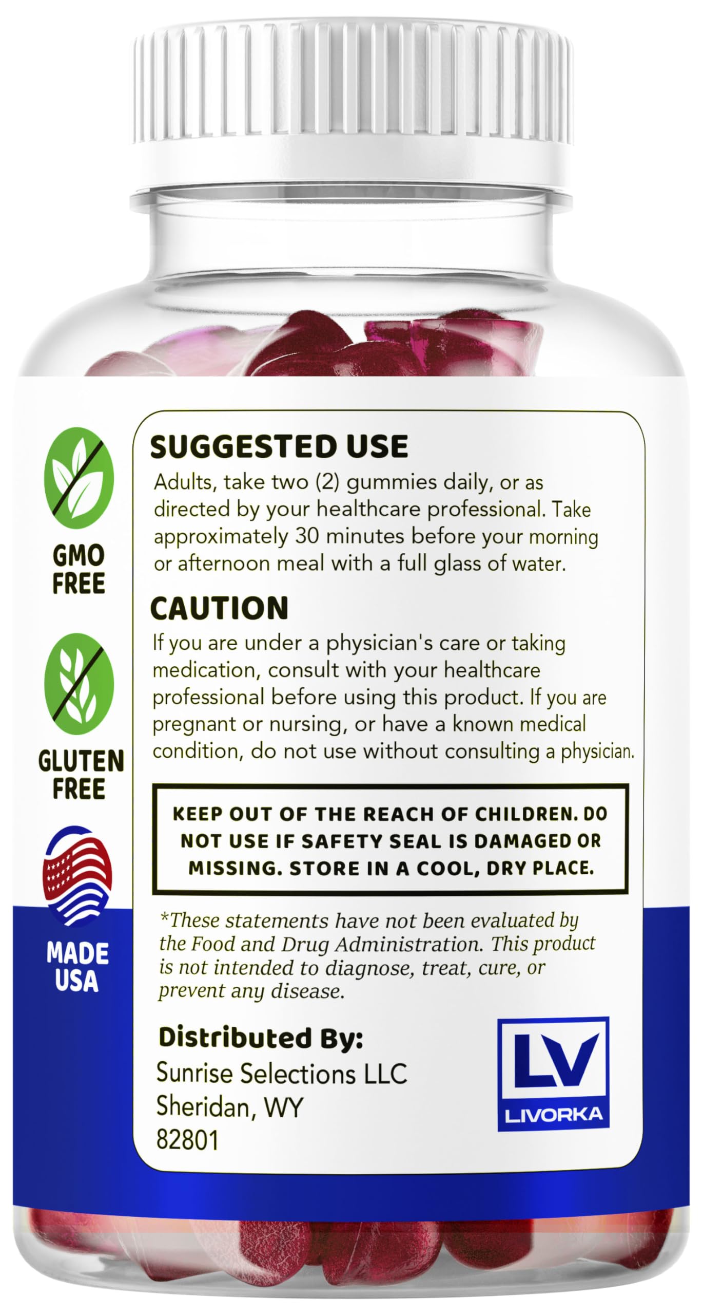 LIVORKA Primaxx Nutra Gummies 300 Gummies