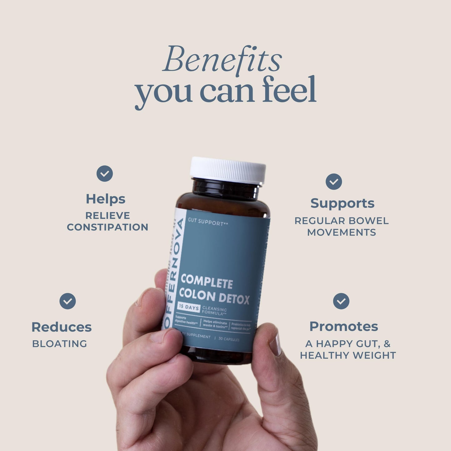 Offernova Complete Colon Detox 15 Days 30 Capsules