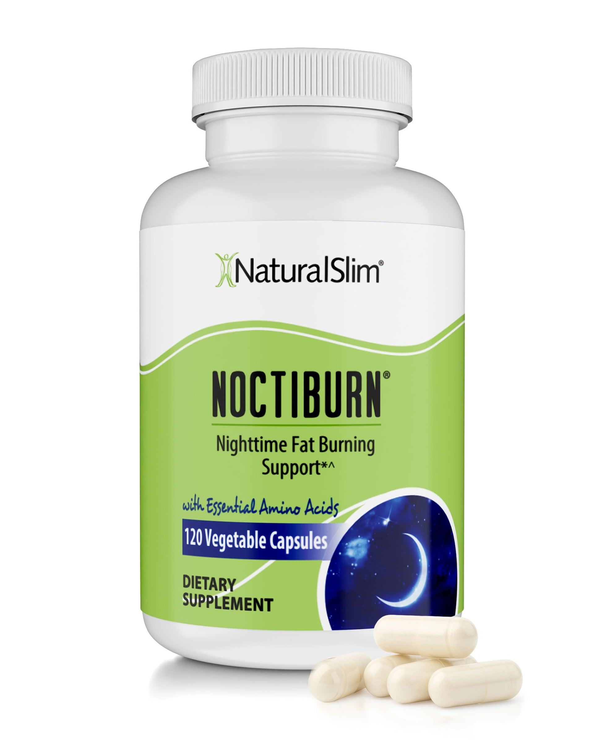 NaturalSlim NoctiBurn Nighttime Metabolic Support, 120 Capsules