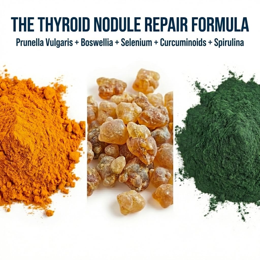 Dr. Westin Childs Thyroid Nodule Support Supplement for Gland Size, Health & Control in Women & Men: Boswellia, Turmeric, Myo-Inositol, Selenium, Prunella Vulgaris, 120 Capsules