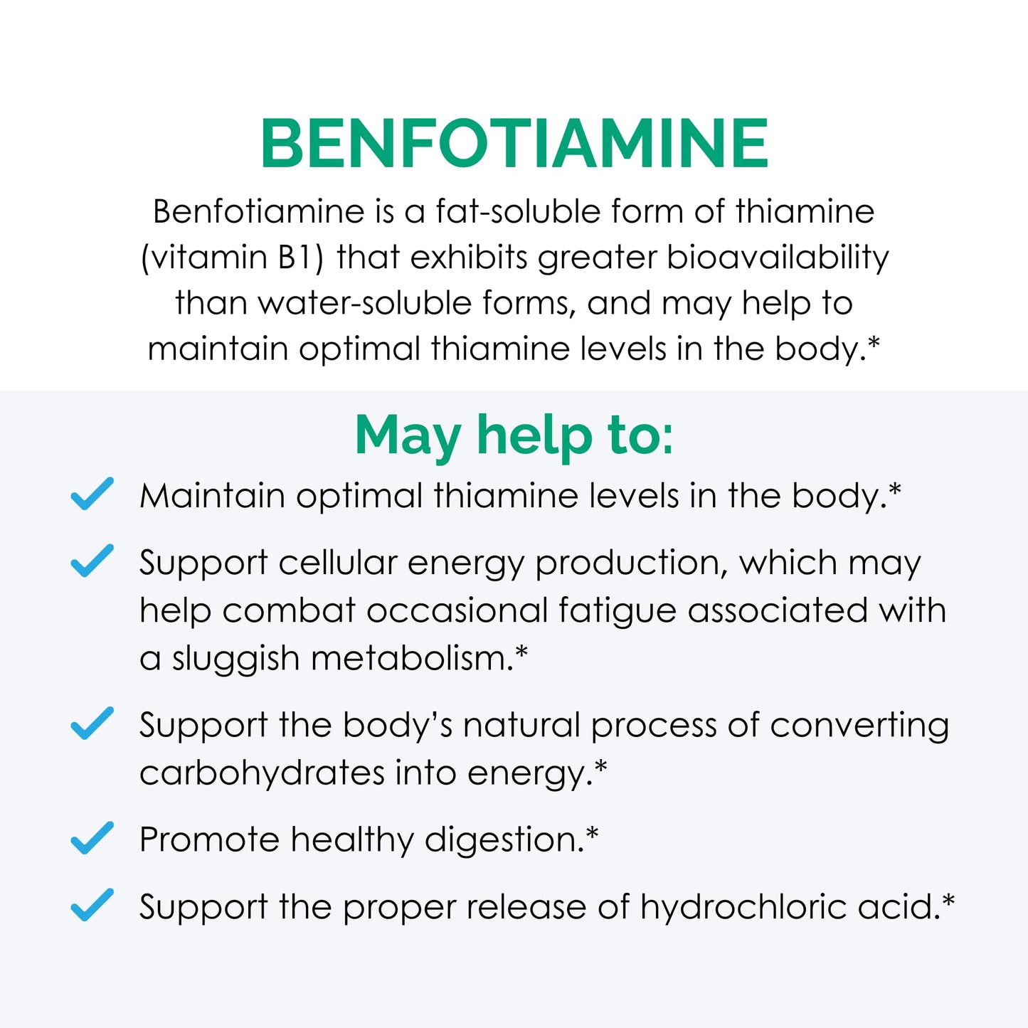Rootcology Benfotiamine 300mg Capsules, 120 Count