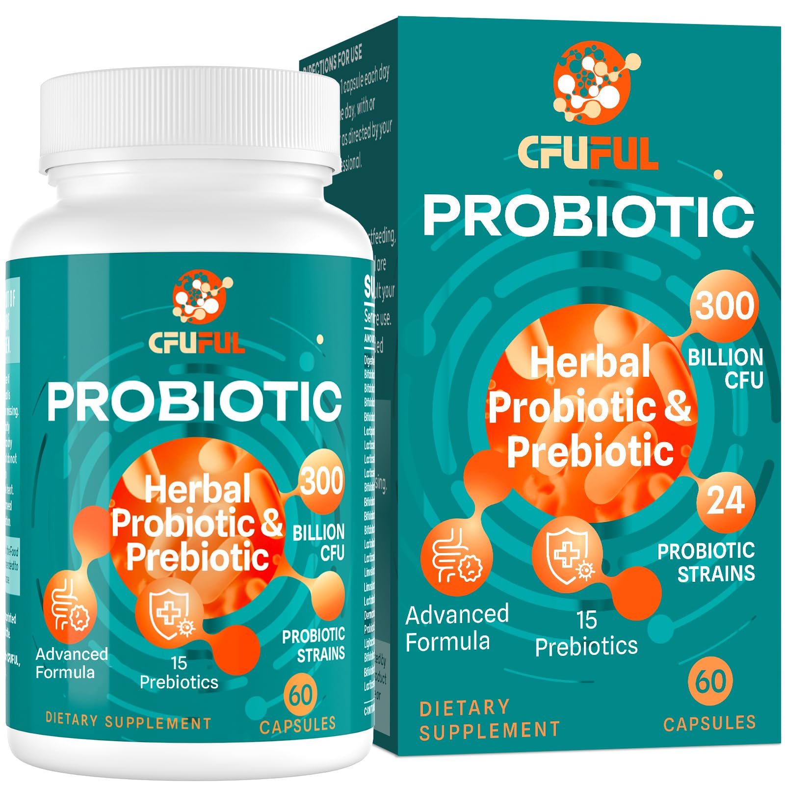 Cfuful Probiotics for Women & Men Capsule 60 Count