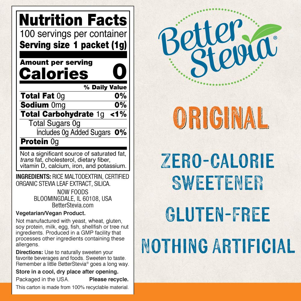 NOW Foods Stevia Extract Capsules, 7 Capsules
