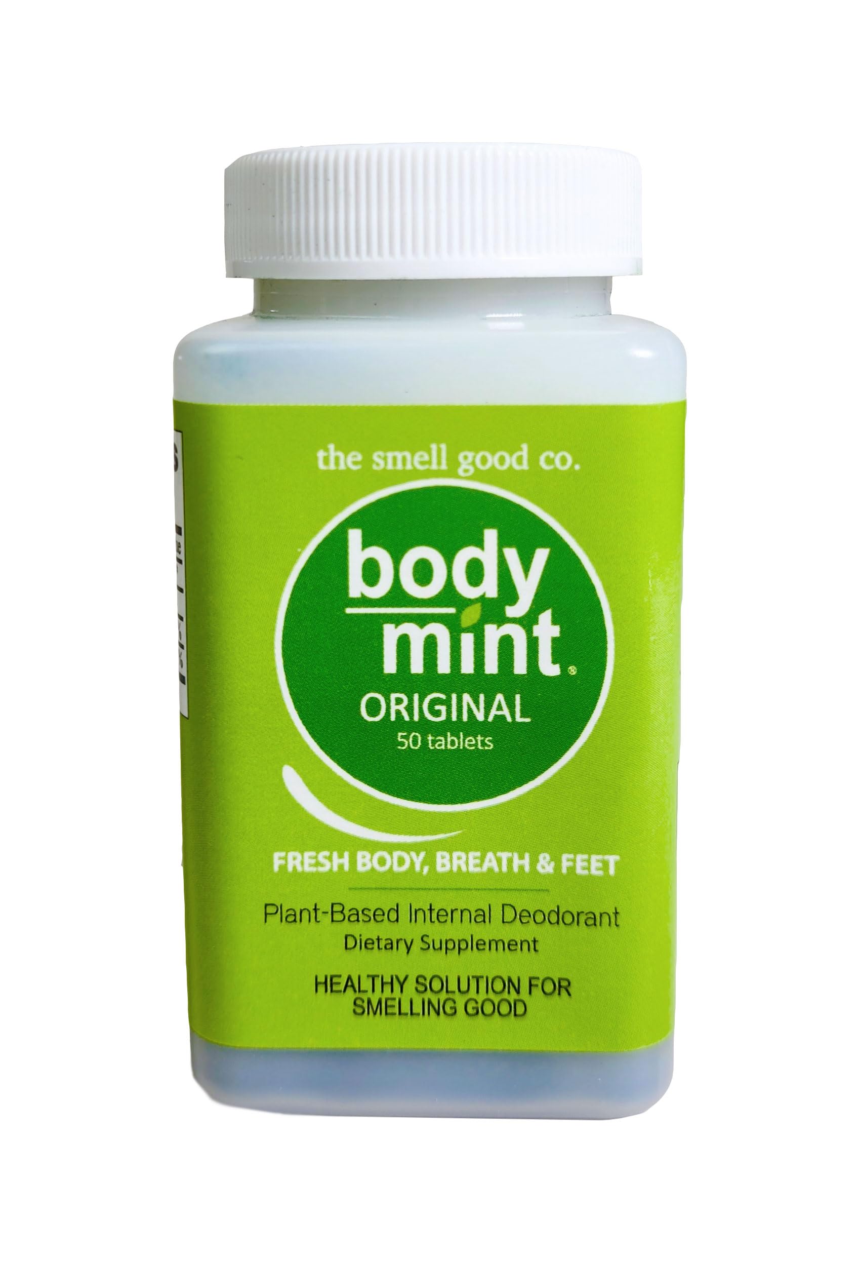Body Mint Original Chlorophyll Deodorizing Supplement for Full Body Freshness Tablet 50