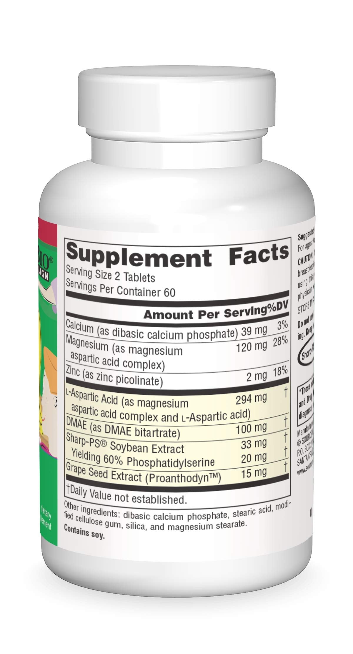 Source Naturals Attentive Child 120 Tablets