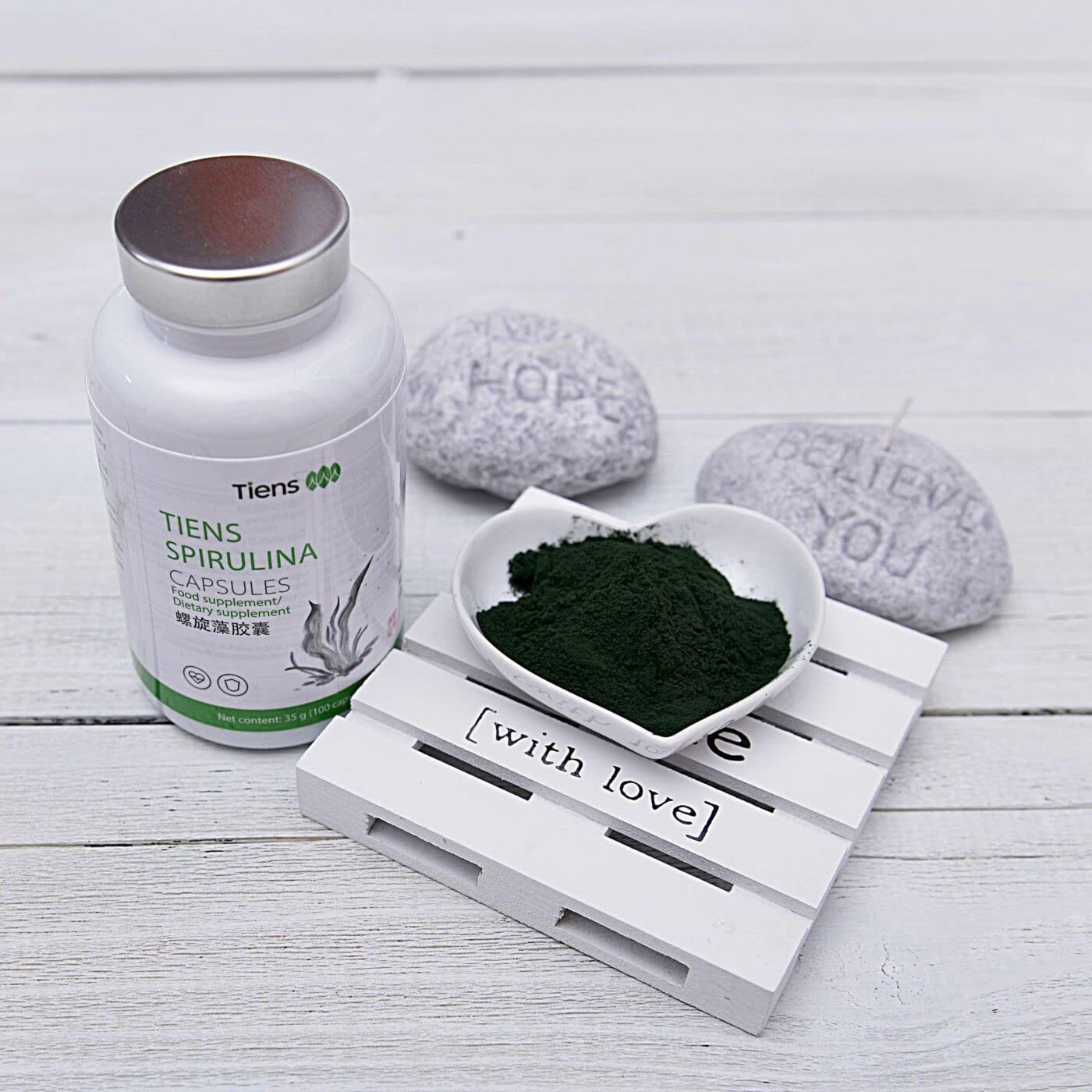 Tiens Spirulina Capsules 100 Count