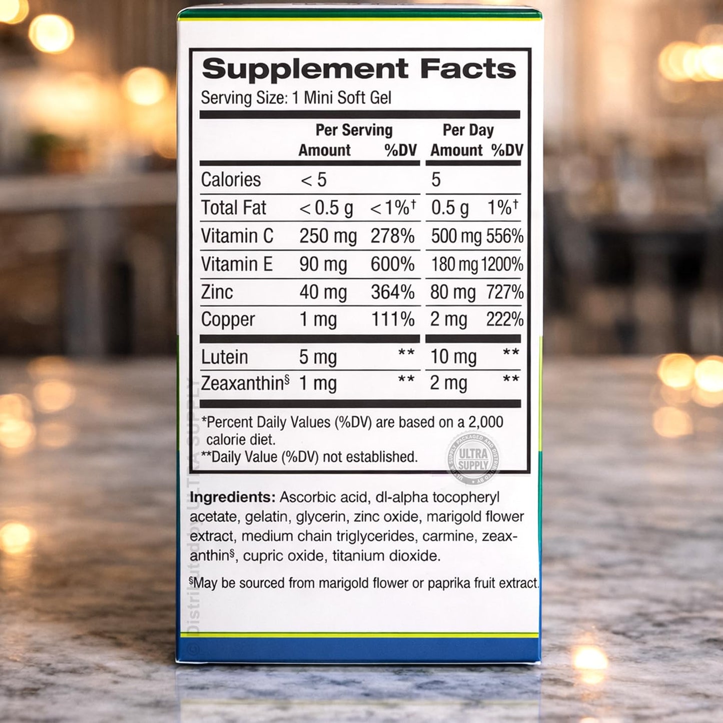 Generic AREDS 2 Eye Vitamin Softgels, 210 Count