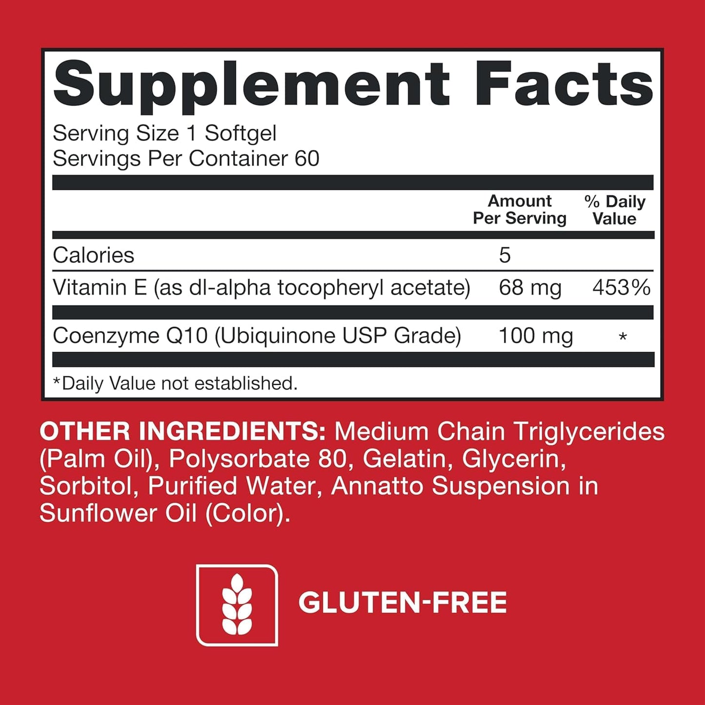Qunol Ultra CoQ10 100mg 60 Softgels