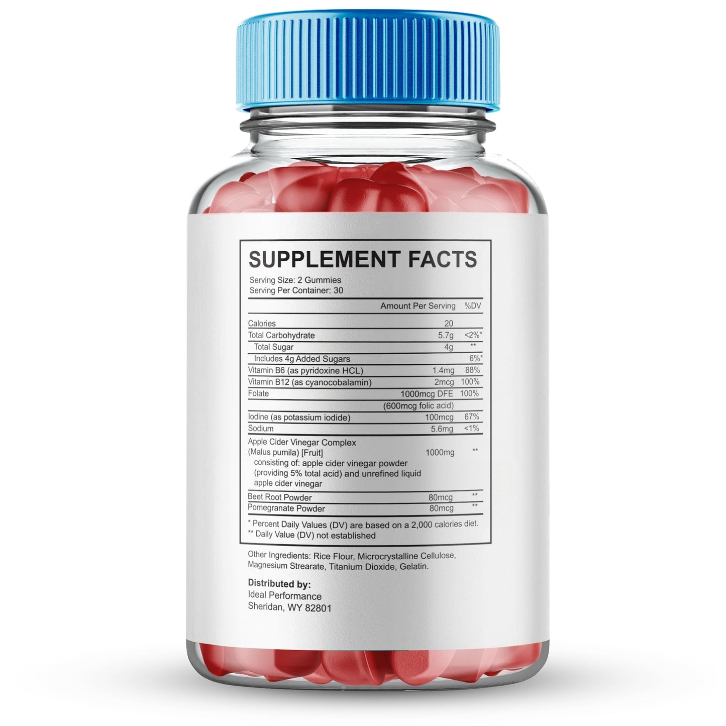 Ideal Performance Boost TRT Gummies, 120 Count