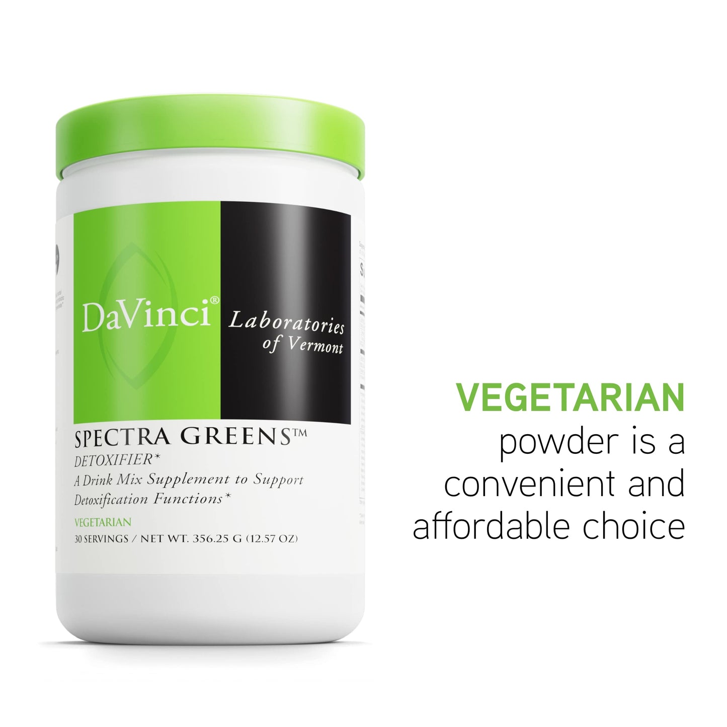 DAVINCI Spectra Greens Detoxifier Probiotic Supplement Powder, 30 Servings