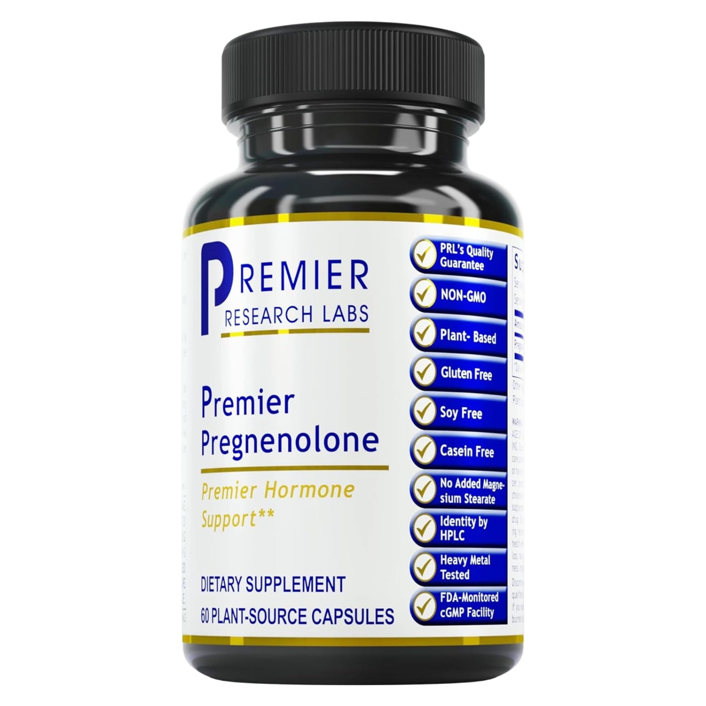 Premier Research Labs Premier Pregnenolone 100mg, 60 Capsules