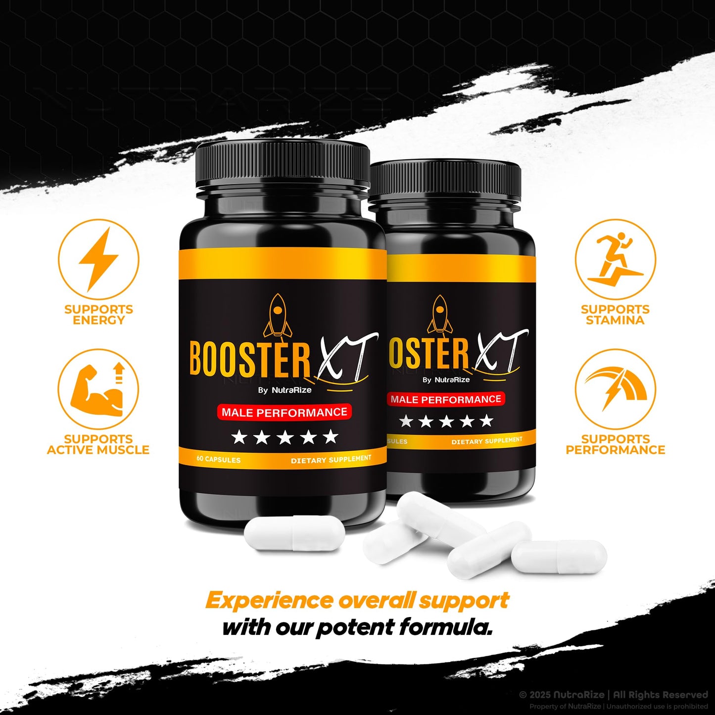 NutraRize Booster XT for Men, 180 Capsules