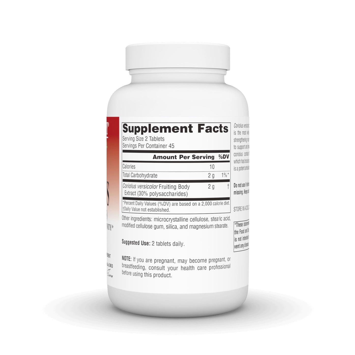 Planetary Herbals Coriolus Full Spectrum 1000mg Tablet 90 Count