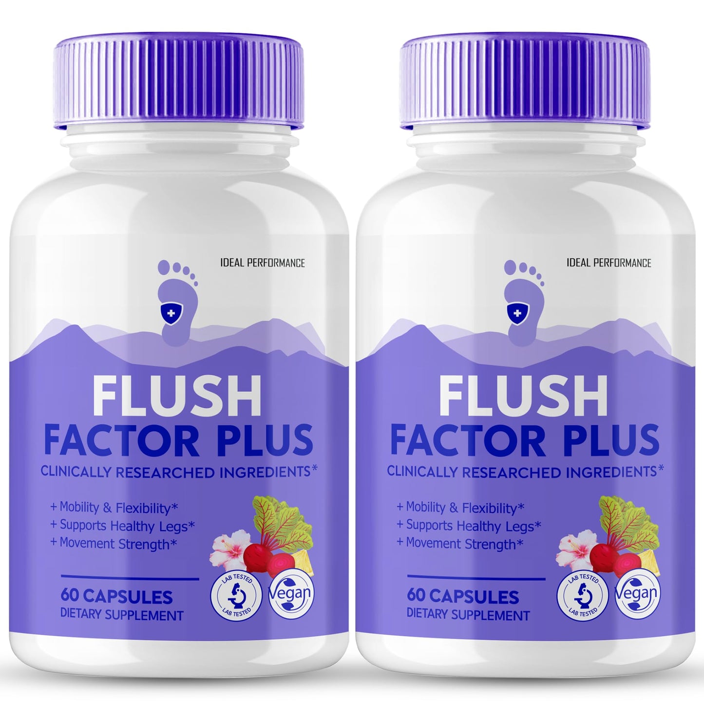 IDEAL PERFORMANCE Flush Factor Plus Capsules 120 Capsules