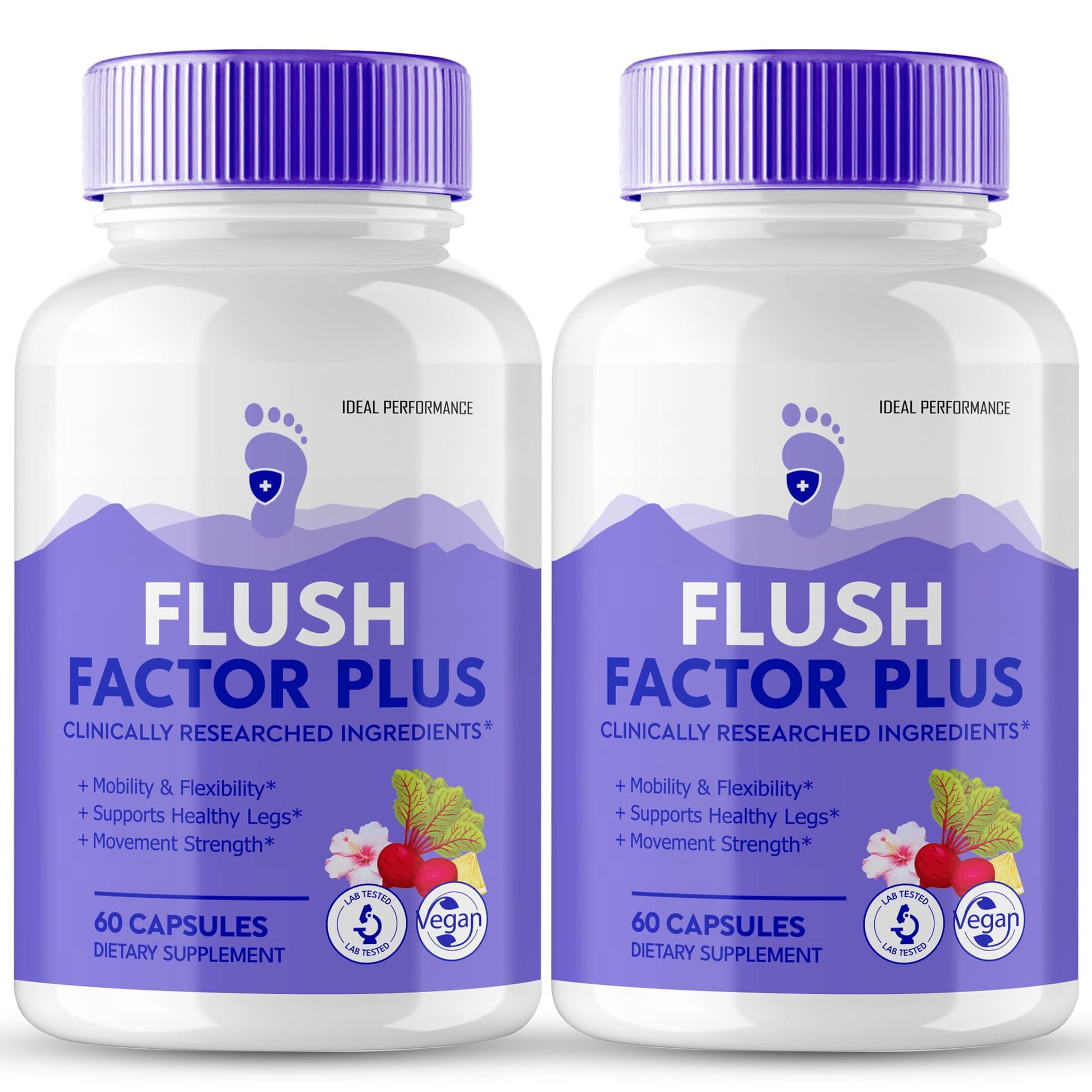 IDEAL PERFORMANCE Flush Factor Plus Capsules 120 Capsules
