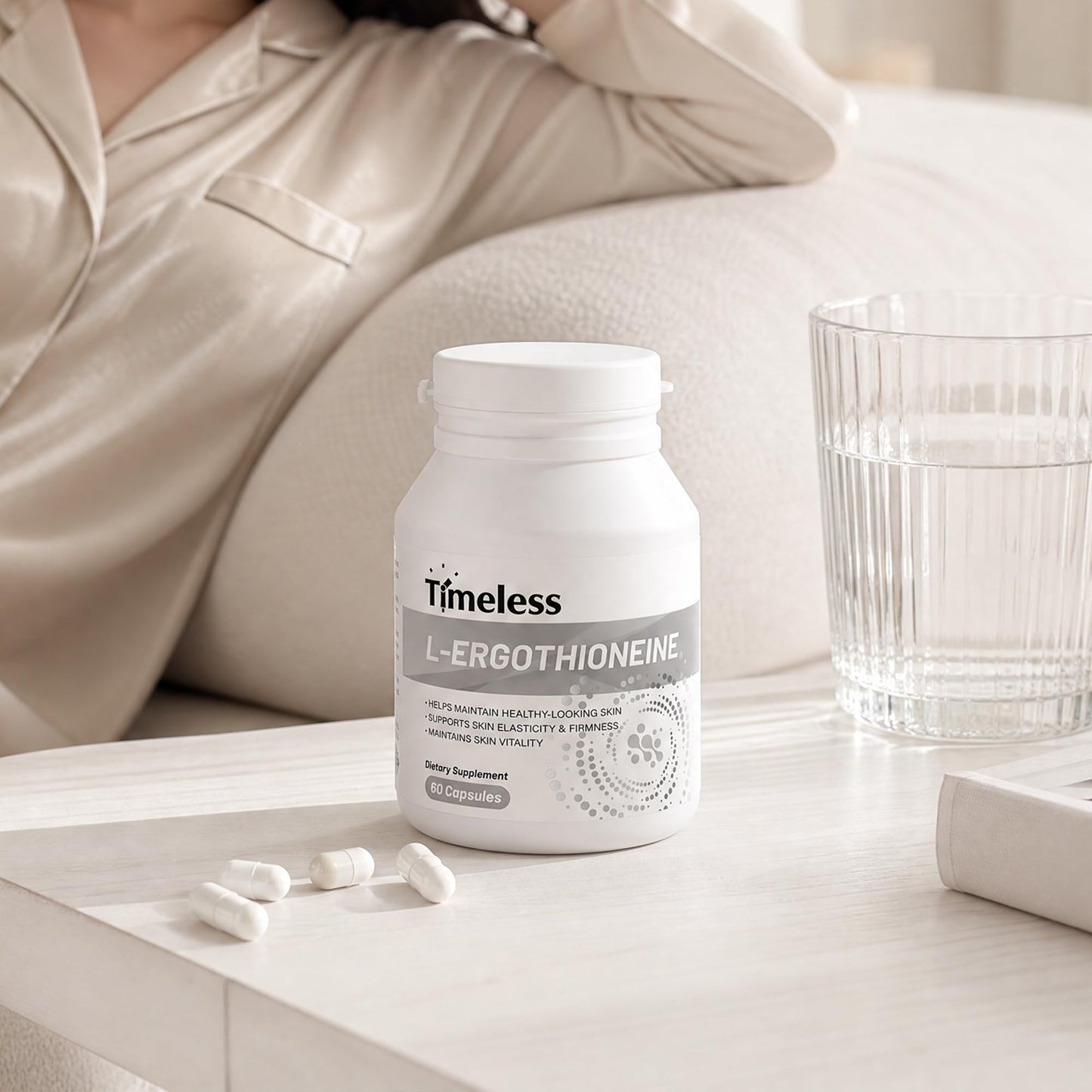 TIMELESS Ergothioneine Supplement Capsule, 60 Capsules