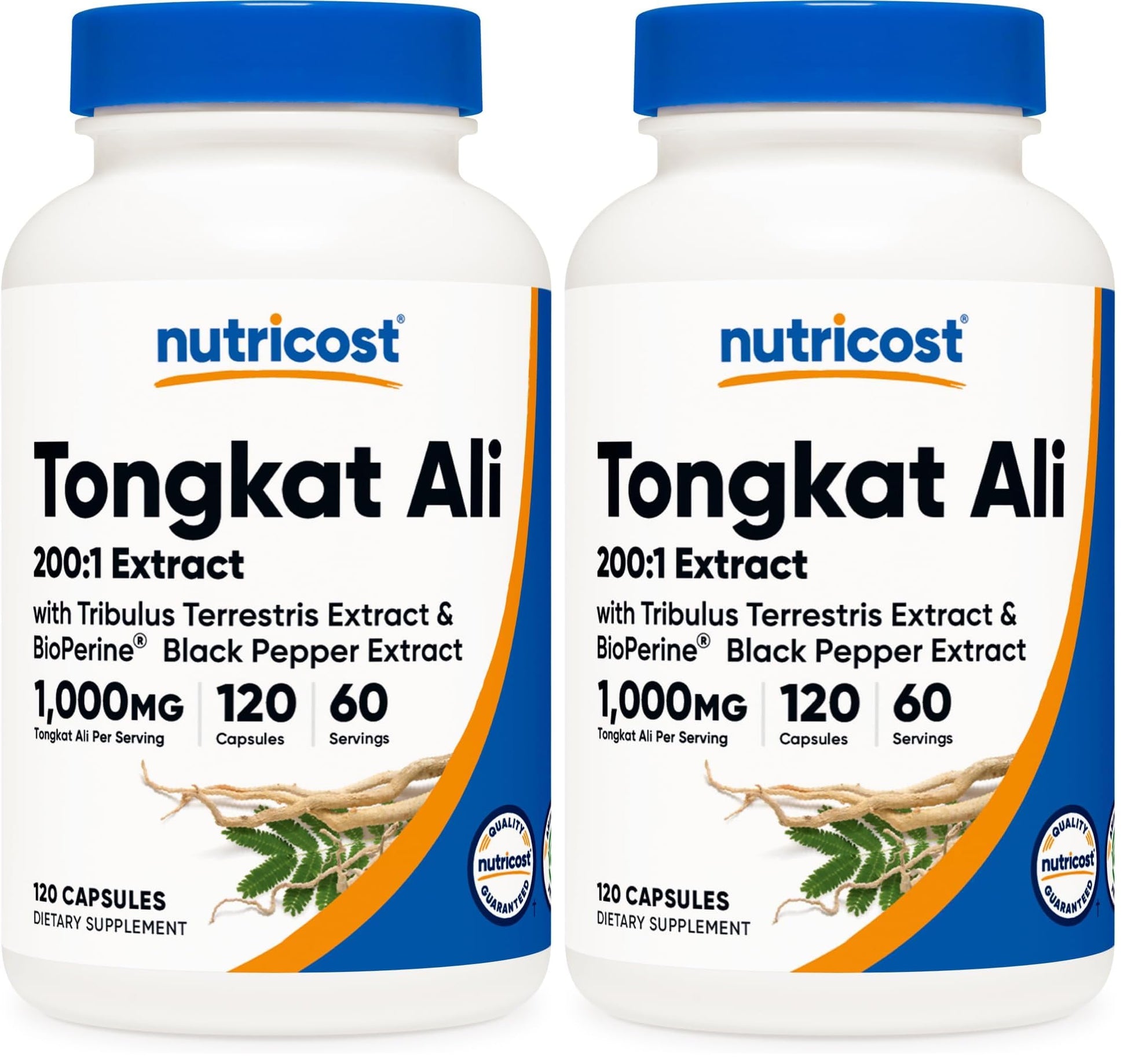 Nutricost Tongkat Ali 1000mg Capsule, 240 Count