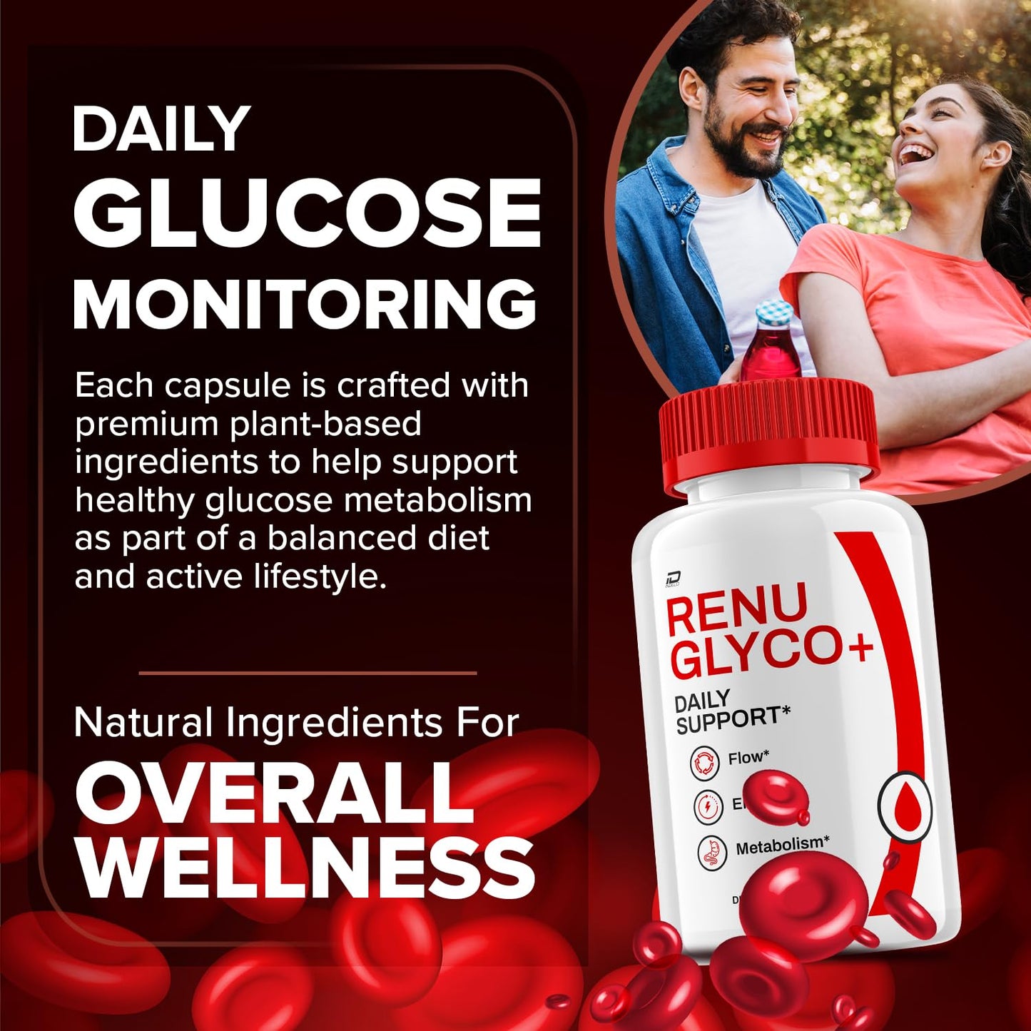 Indelo Renu Glyco Capsules, 120 Capsules