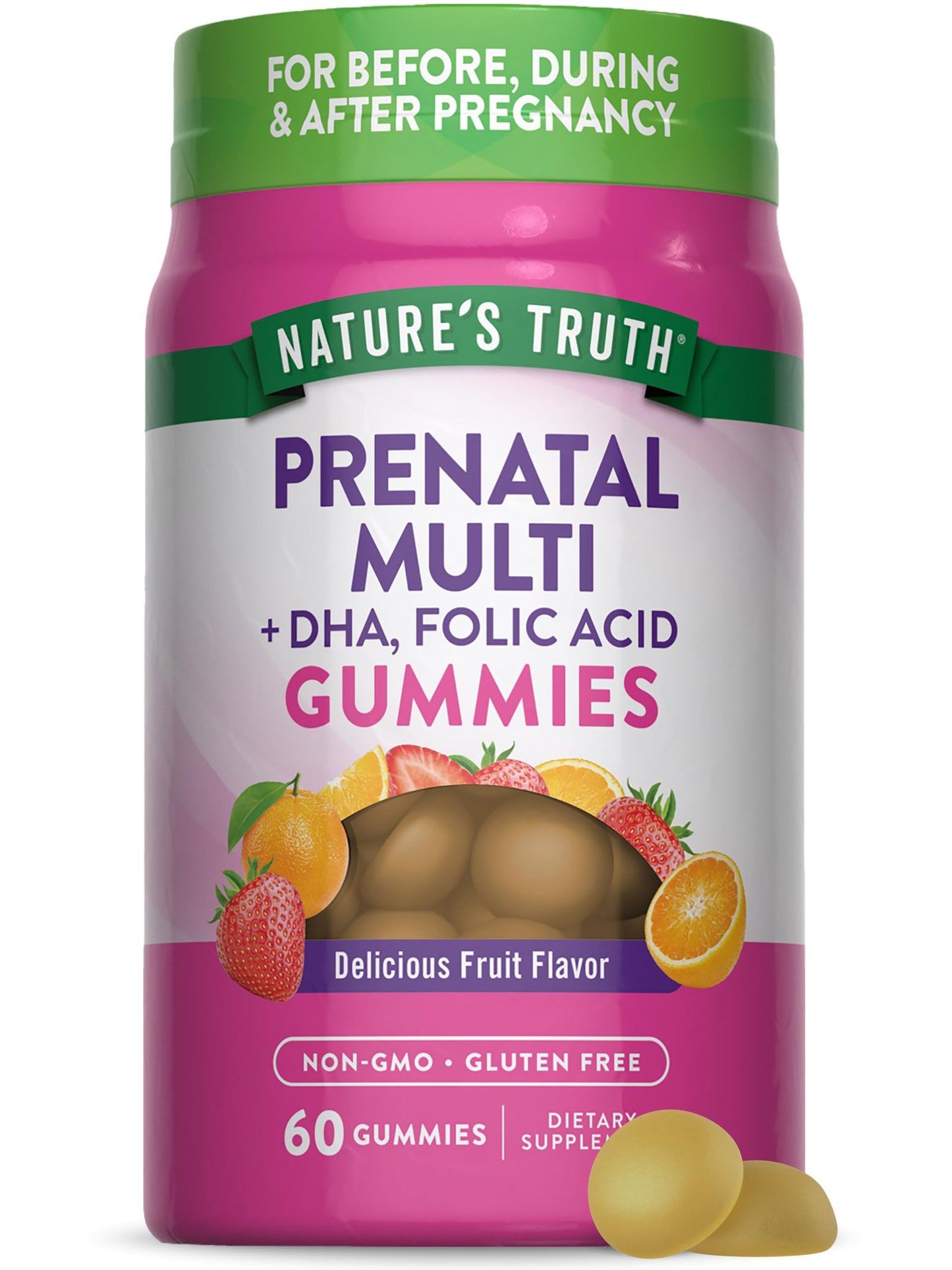 Nature's Truth Prenatal Multivitamin Gummies 60 Count