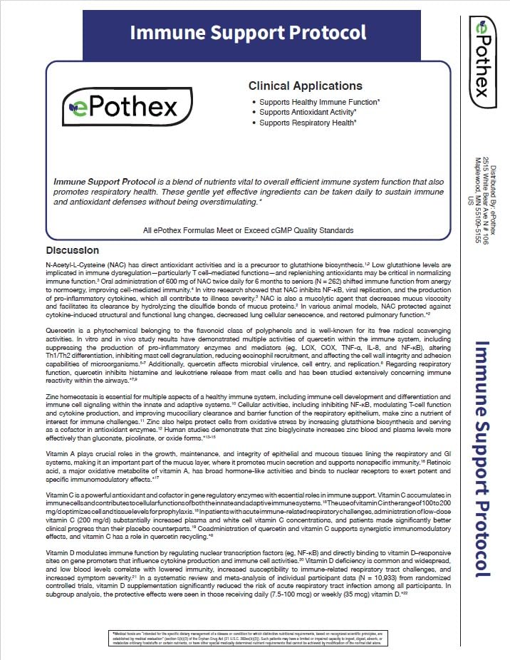 EPOTHEX Immune Support Protocol 120 Capsules