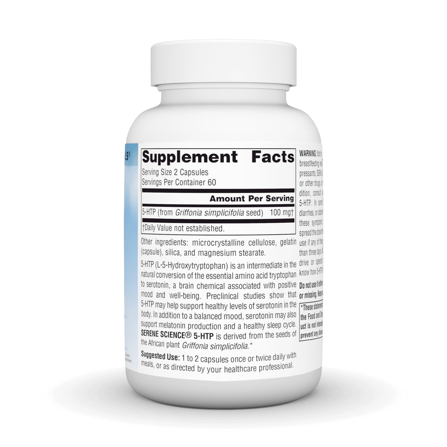 Source Naturals Serene Science 5-HTP - Balanced Mood 50 mg Capsules, 120 Count