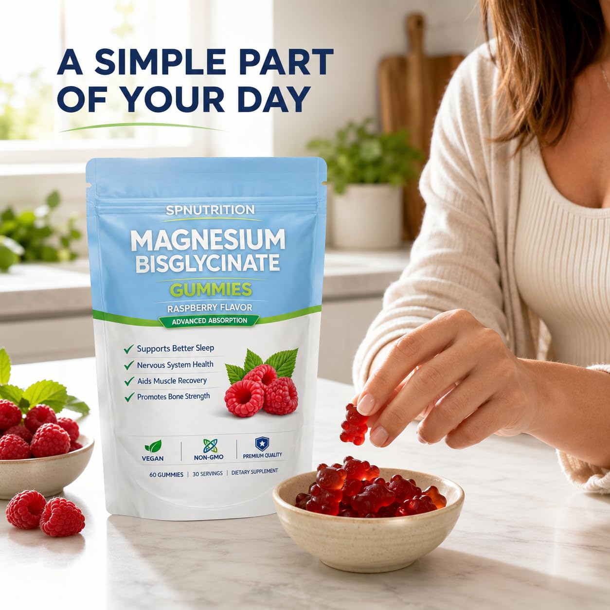 Arctic Purge Magnesium Bisglycinate Gummies, 60 Gummies