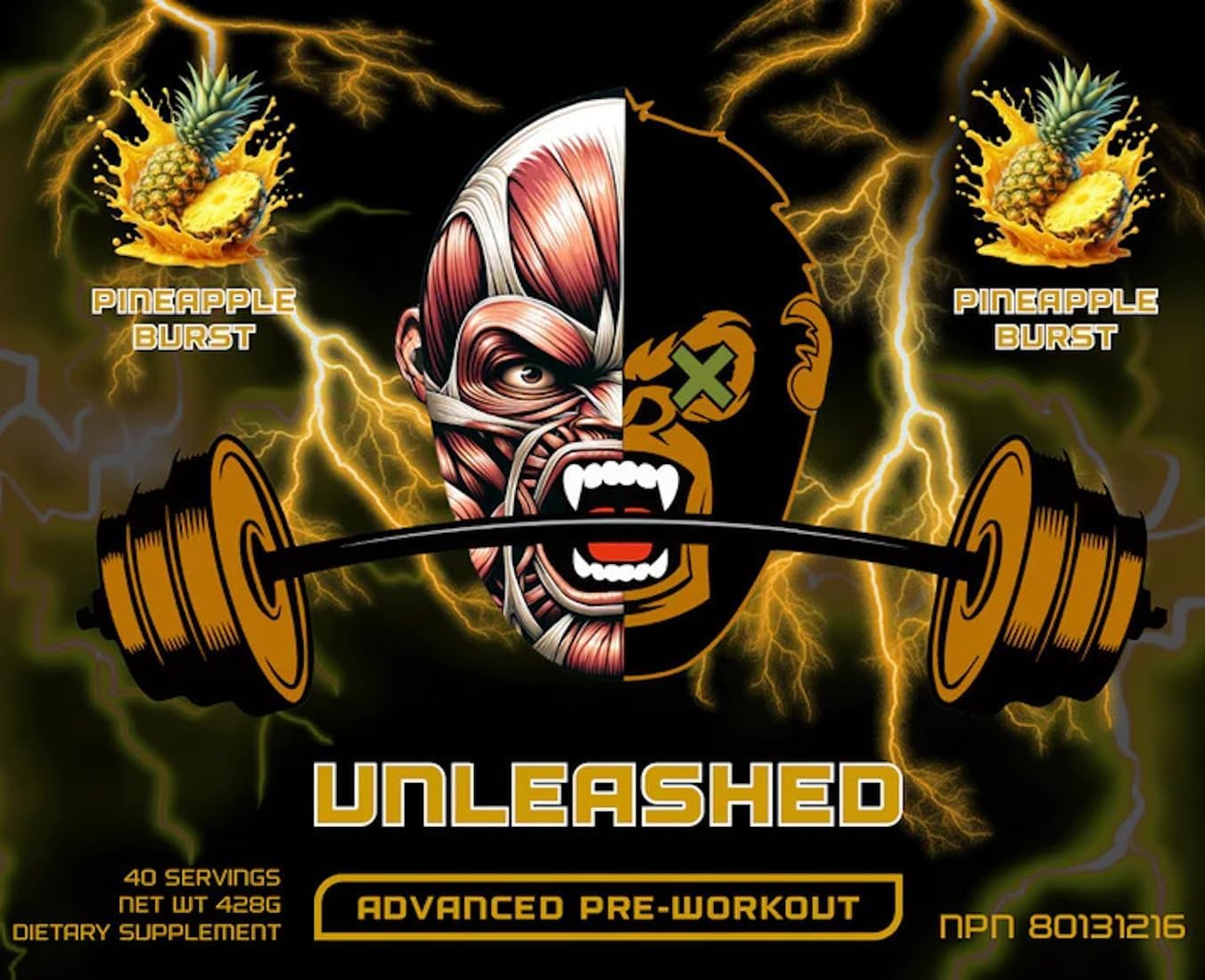 APE-X Unleashed Pre Workout Powder, 15 Ounce