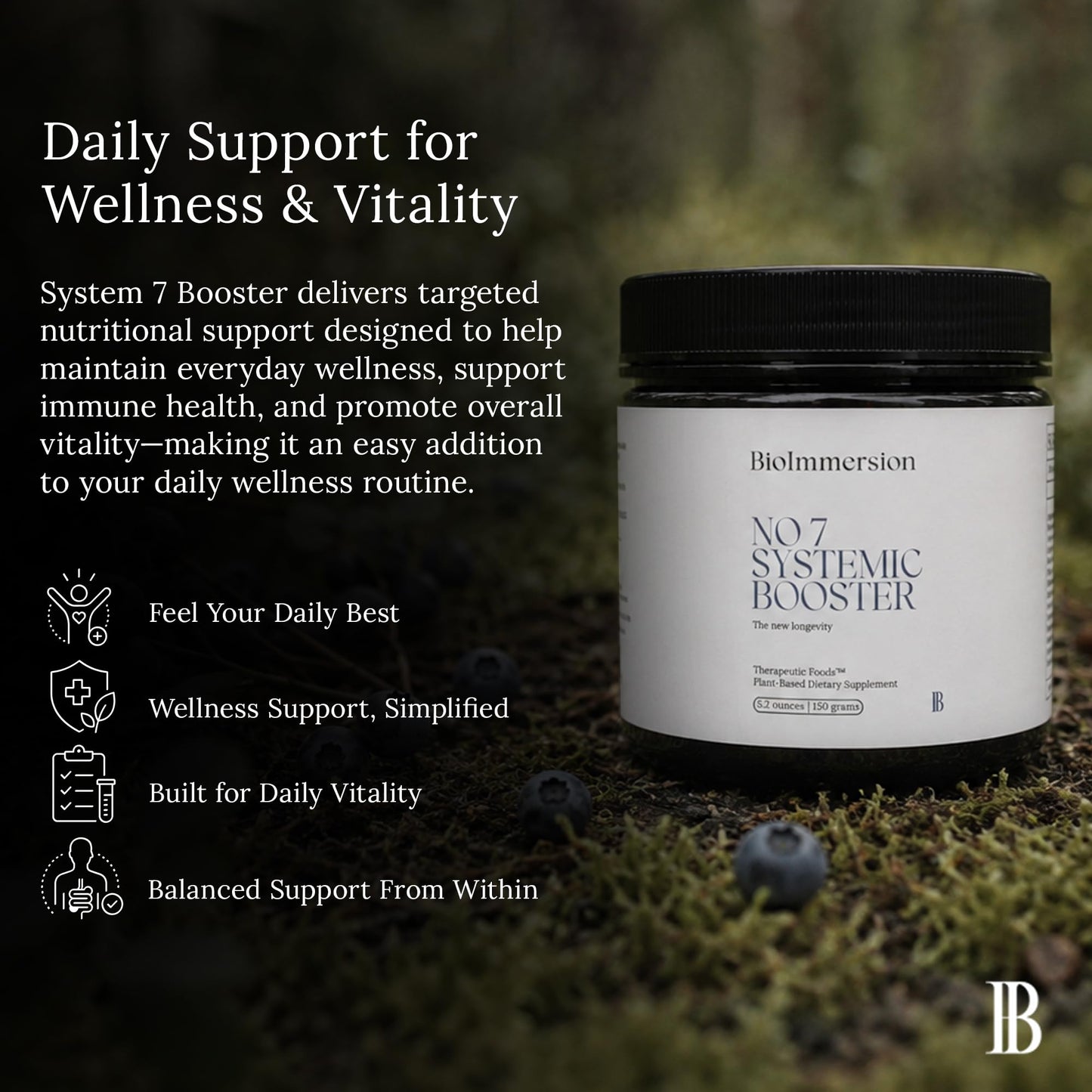 BioImmersion No 7 Systemic Booster Powder 5.29 Ounce
