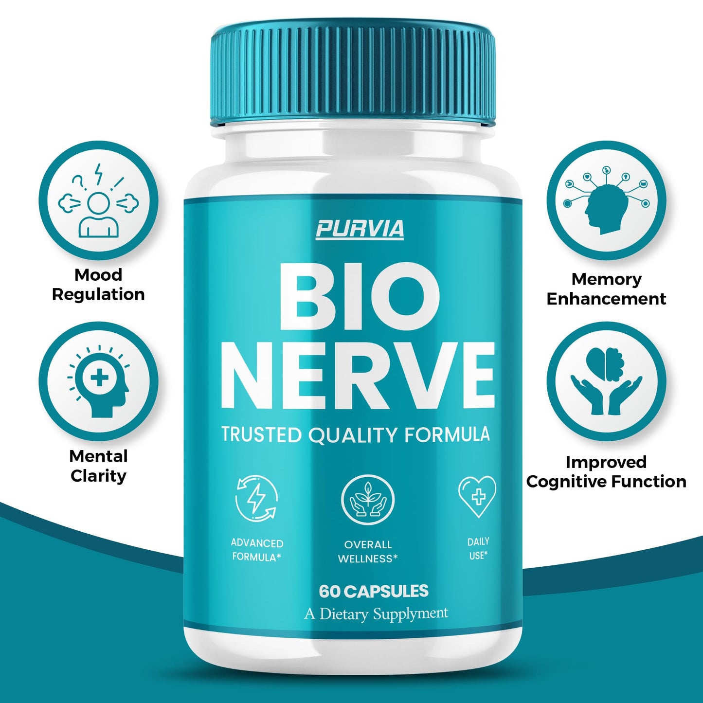 Purvia Bio Nerve 300 Capsules