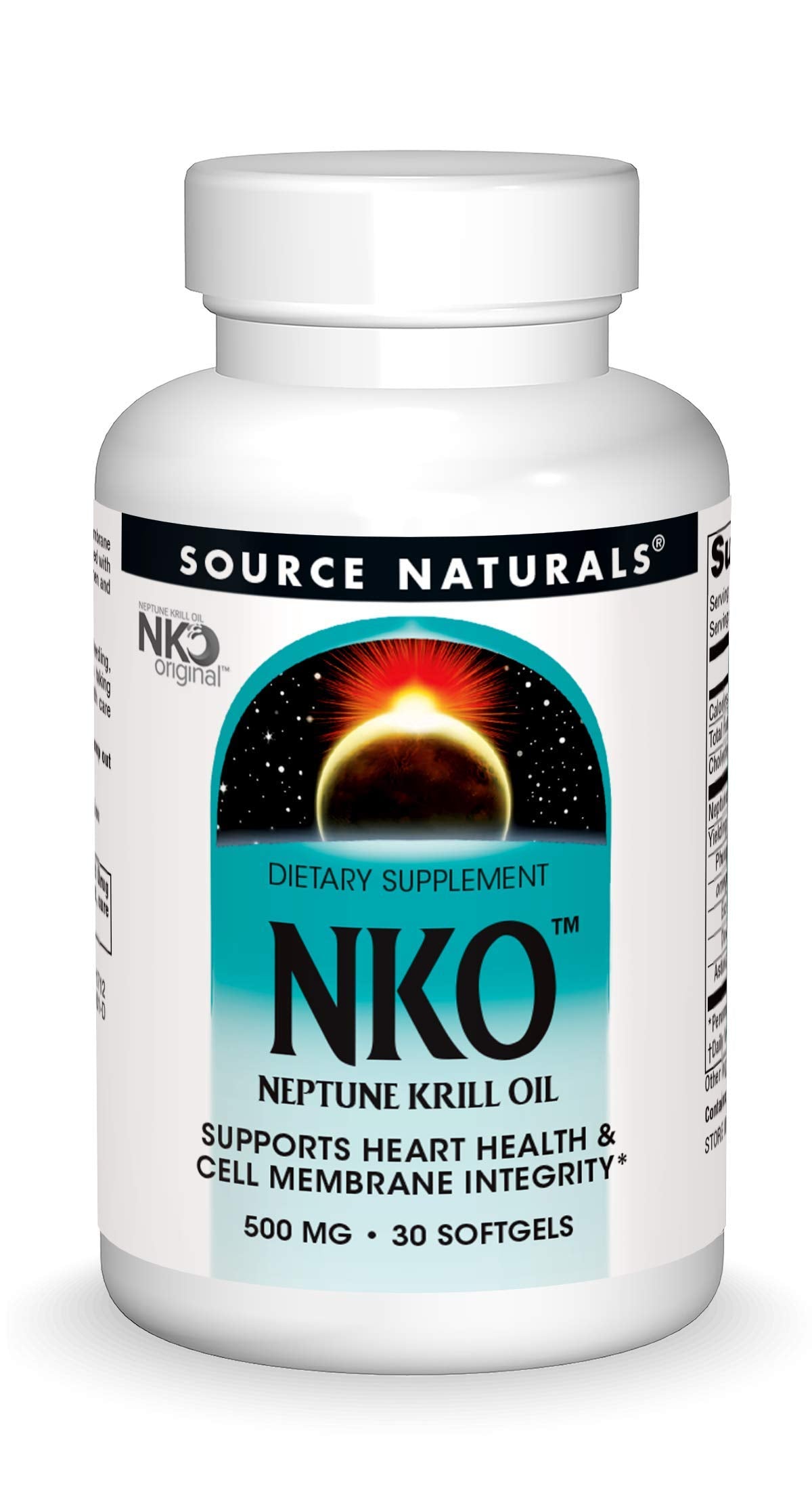 Source Naturals NKO Neptune Krill Oil 500mg Softgels, 30 Count