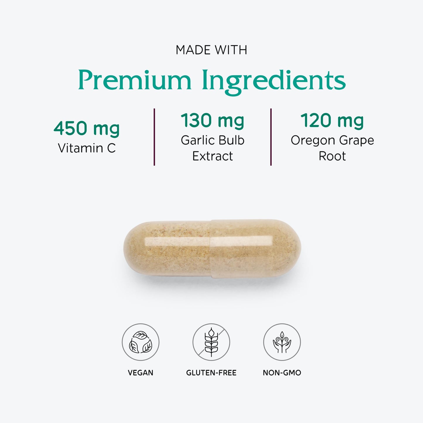 Vitanica Immune Symmetry Immune System Support Supplement with Vitamins A, C & B6 - Antioxidant Supplement to Support Immune Health - Vegan Supplement - Consumer Line, 60 Capsules