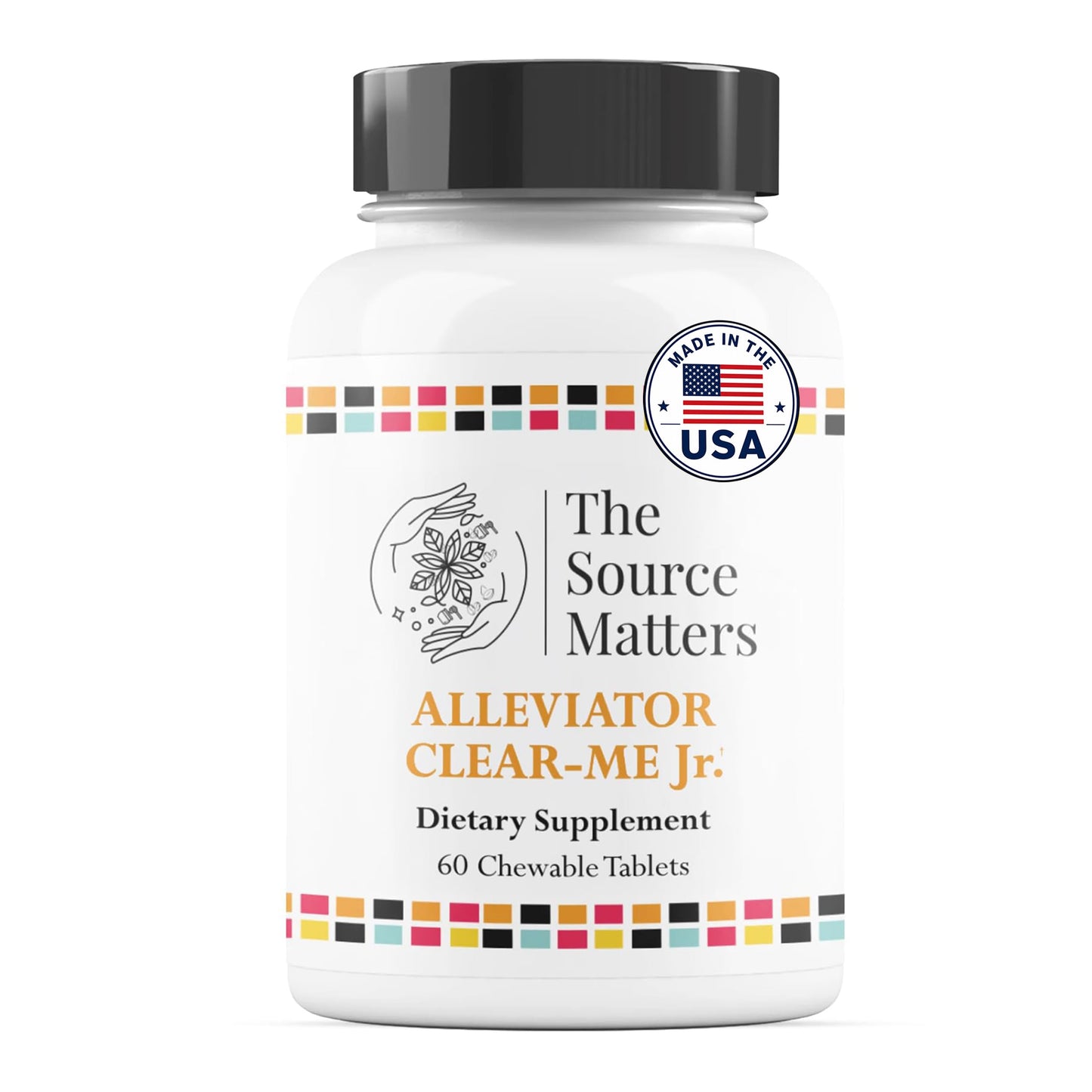 The Source Matters Alleviator Clear-ME JR Seasonal Allergy Relief and Immune Support Chewable, 60 Count