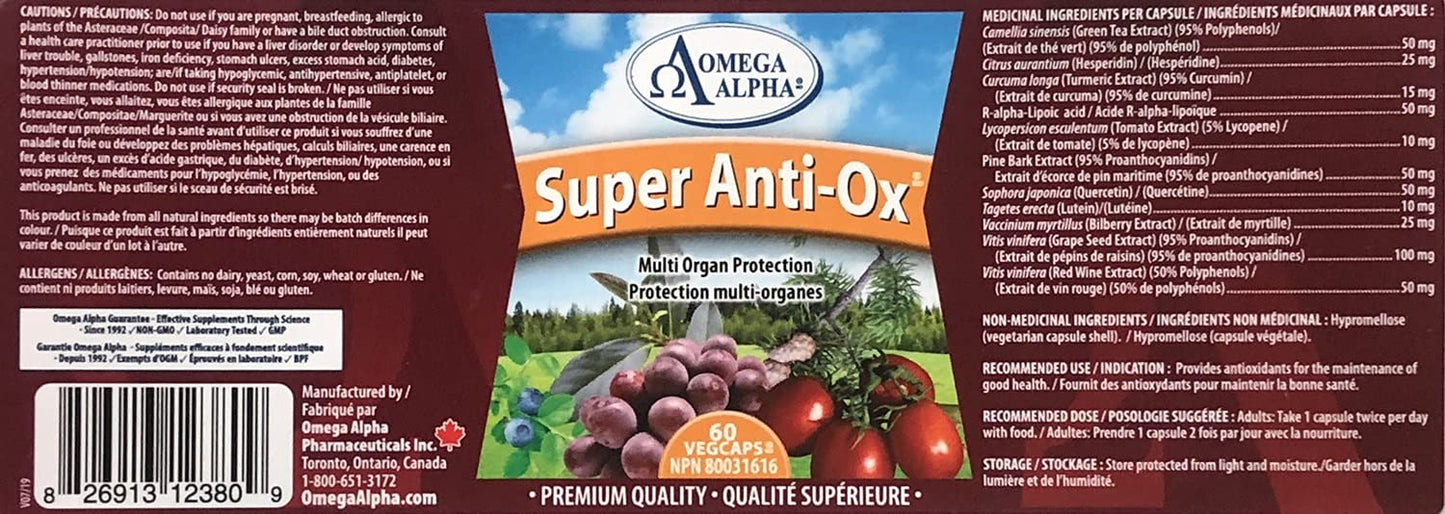 Omega Alpha Super Anti-Ox Capsule 60