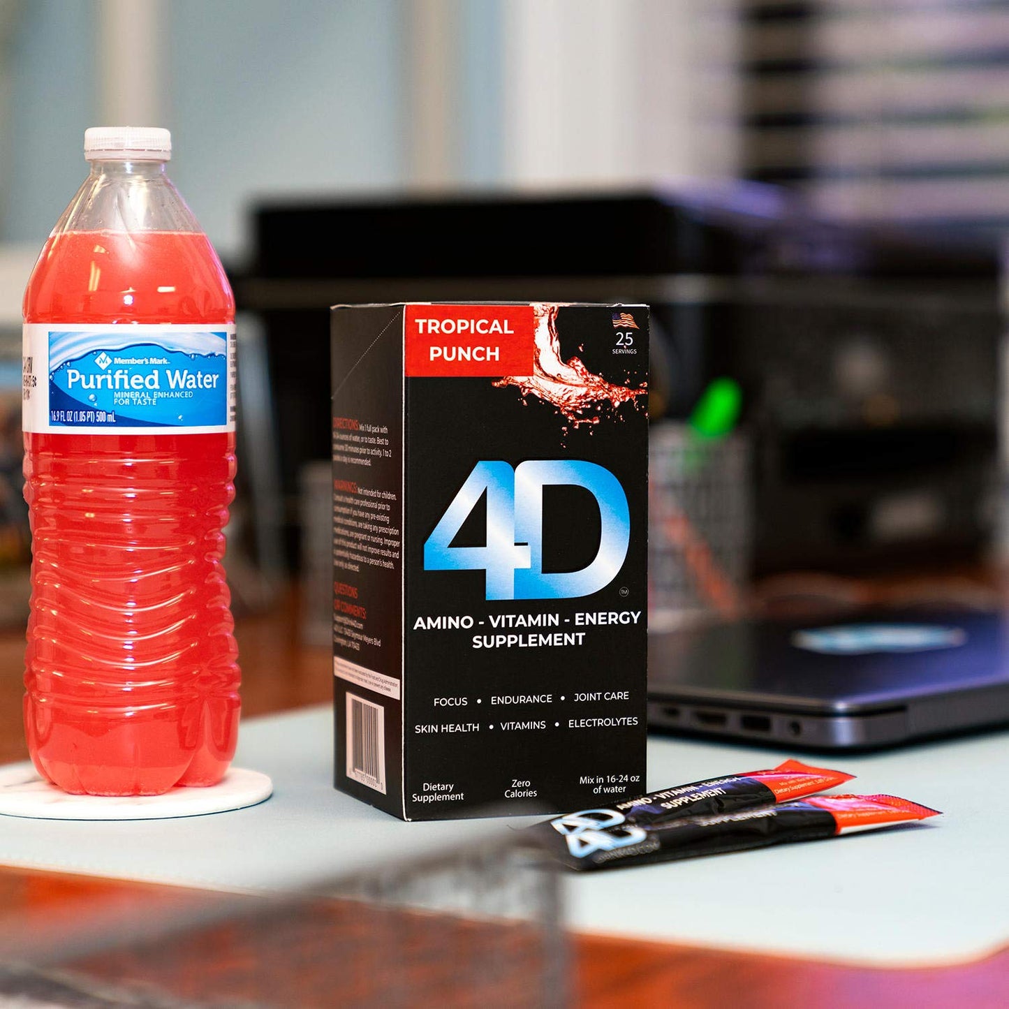 4D Clean Energy Amino-Vitamin-Energy-Supplement 25 Capsules