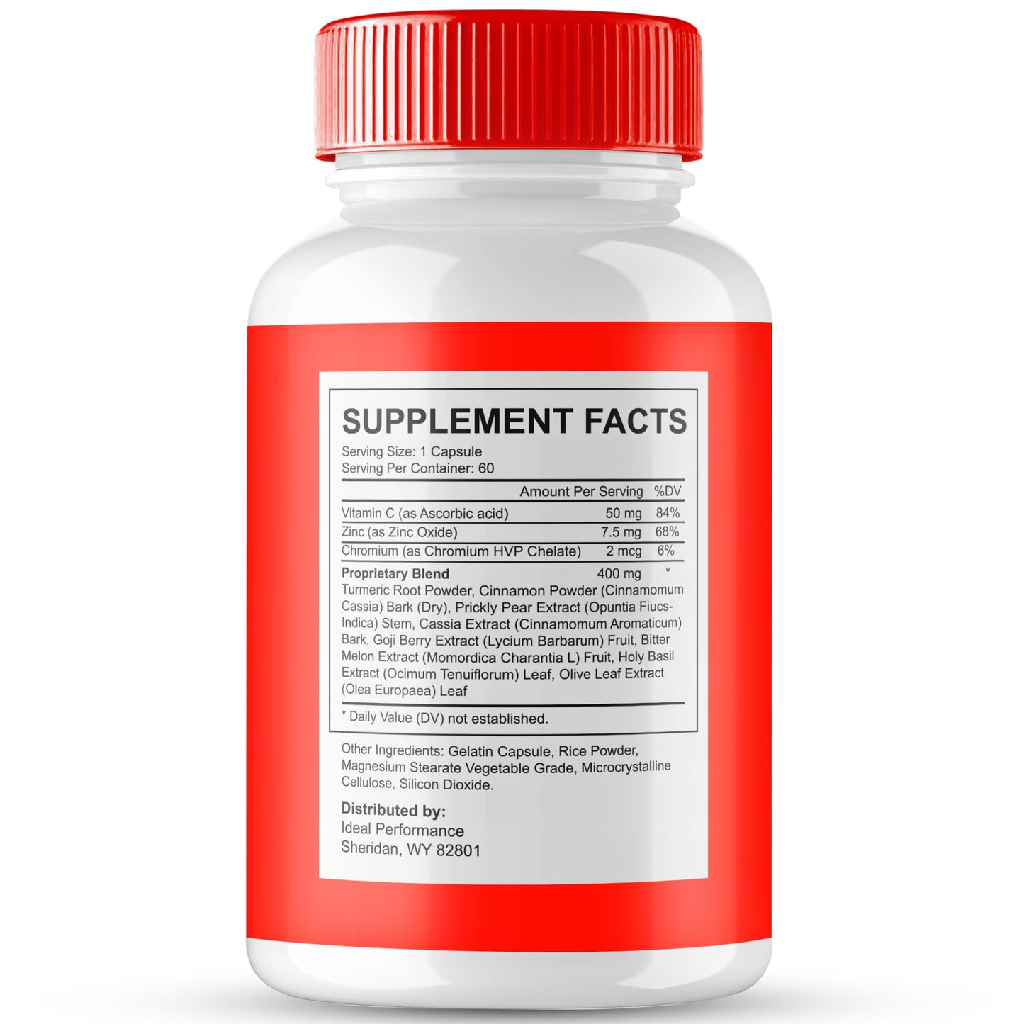IDEAL PERFORMANCE Blood Balance Blood Formula Support Supplement Capsules, 120 Capsules