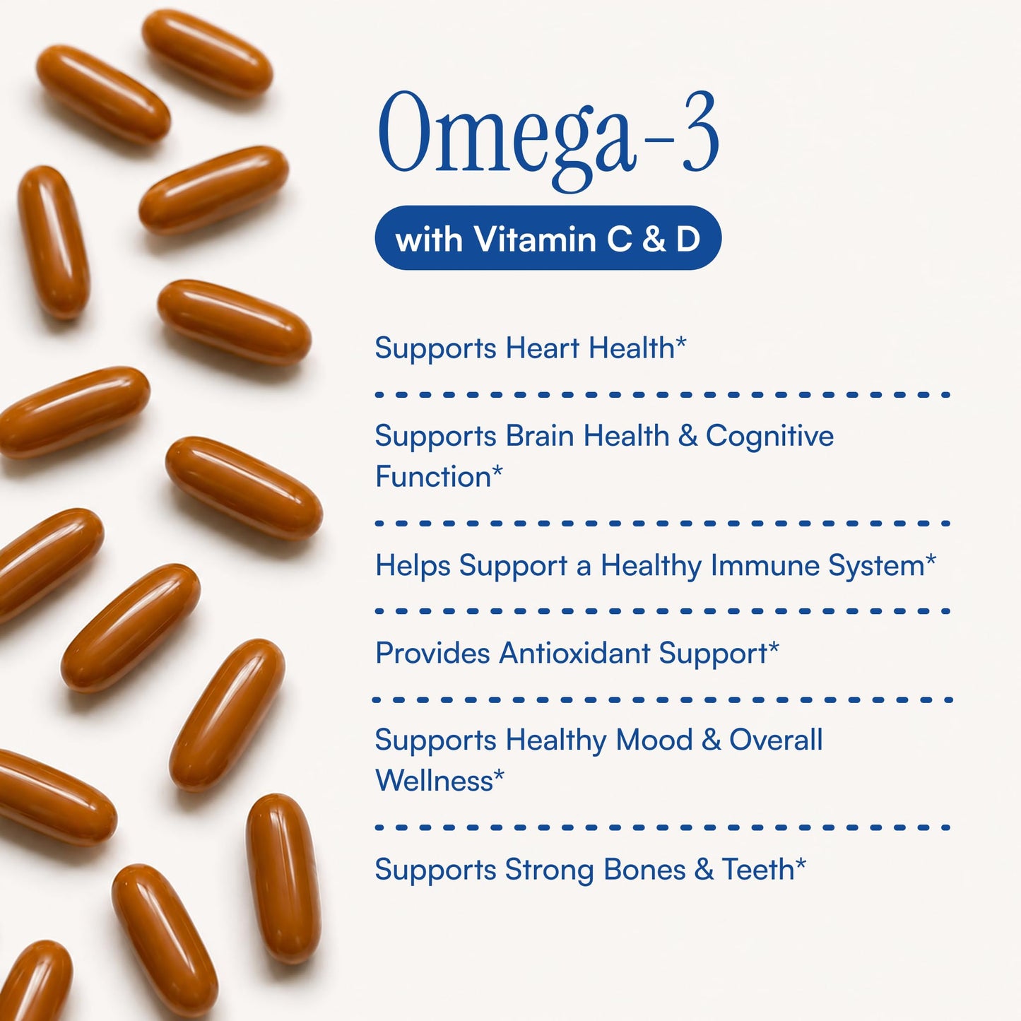 Purity Products Omega-3 Plus Vitamin C & D 60 Softgels