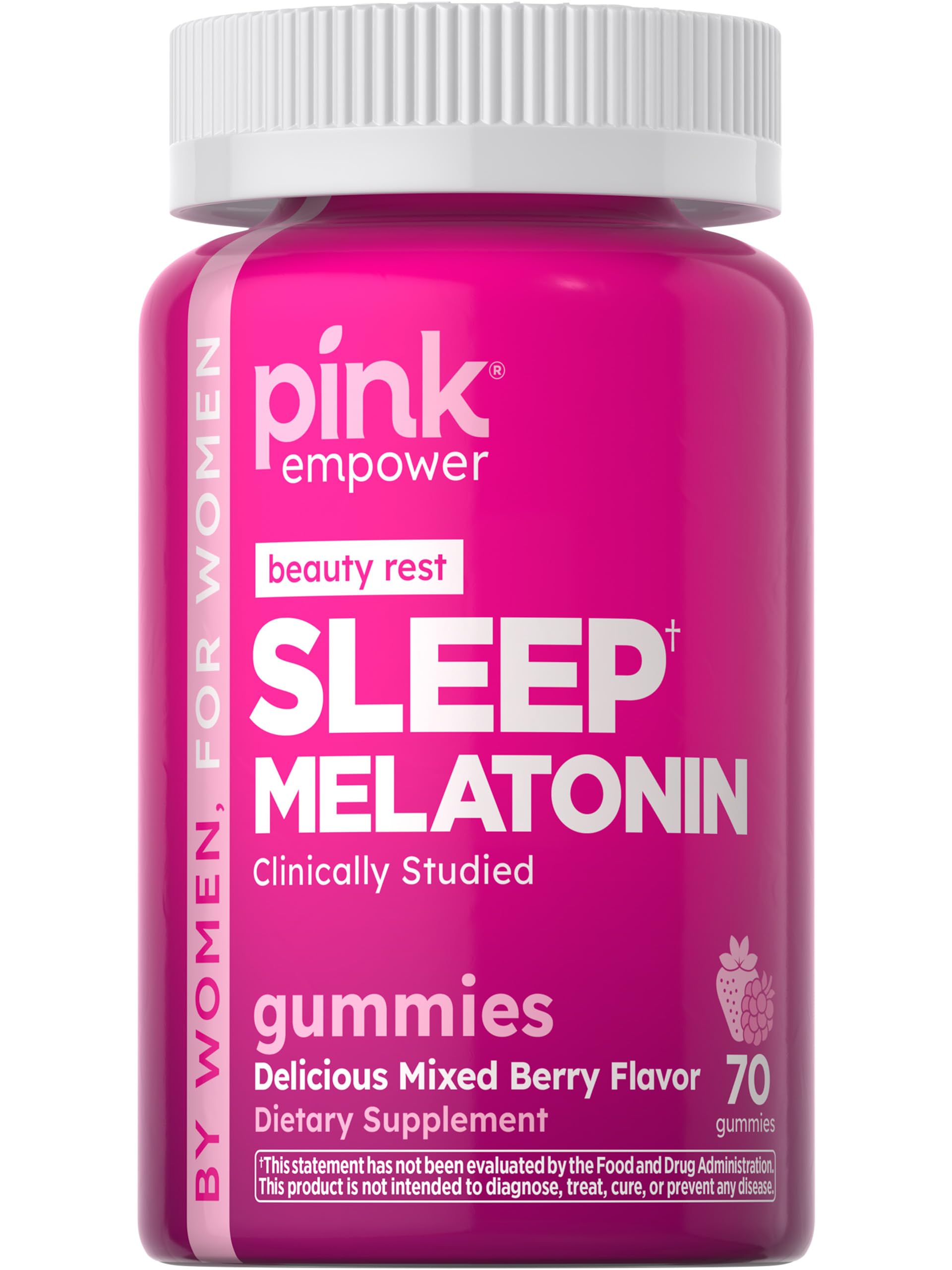 PINK Melatonin Gummies 70 Count