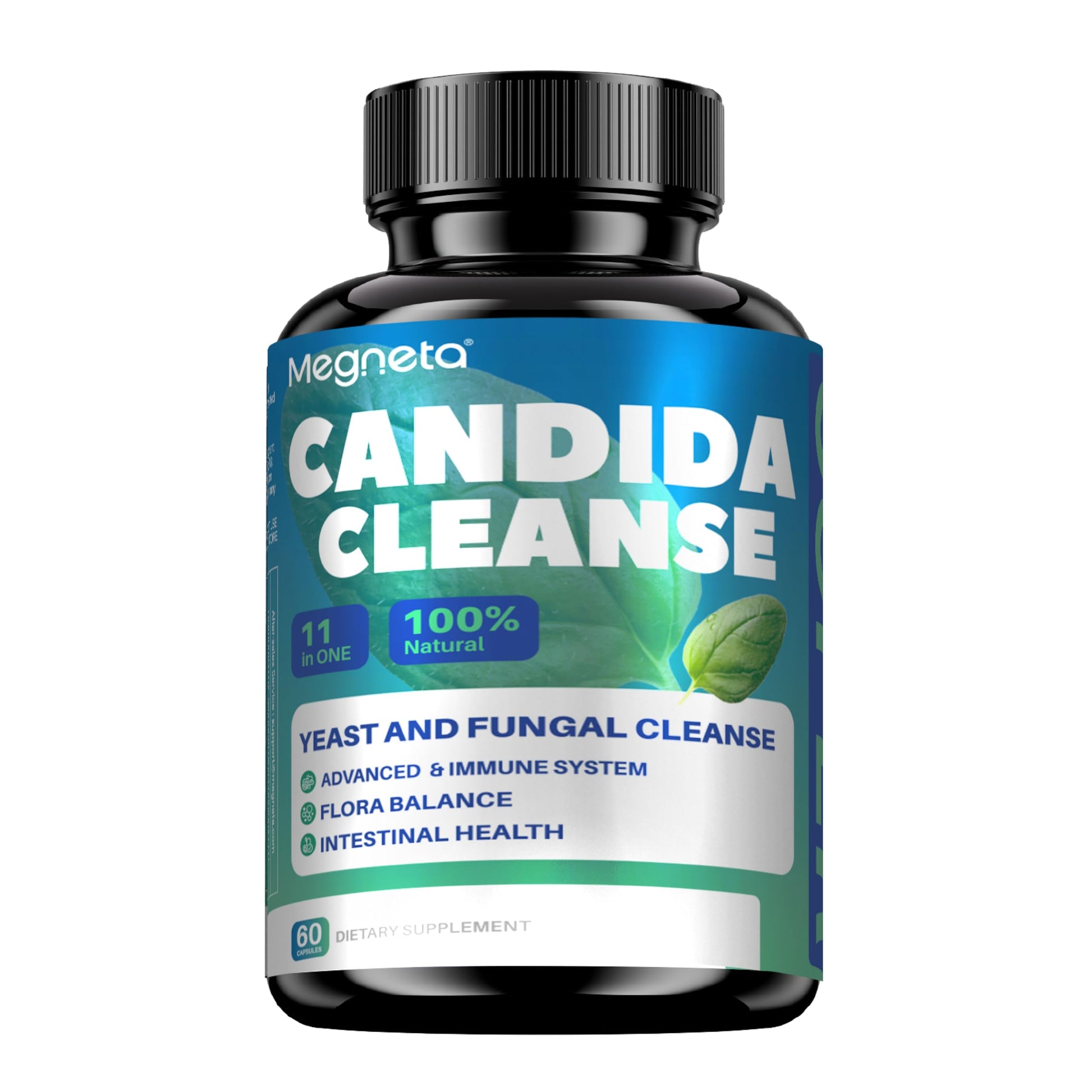 MEGNETA Candida Cleanse Supplement Capsule, 60 Capsules