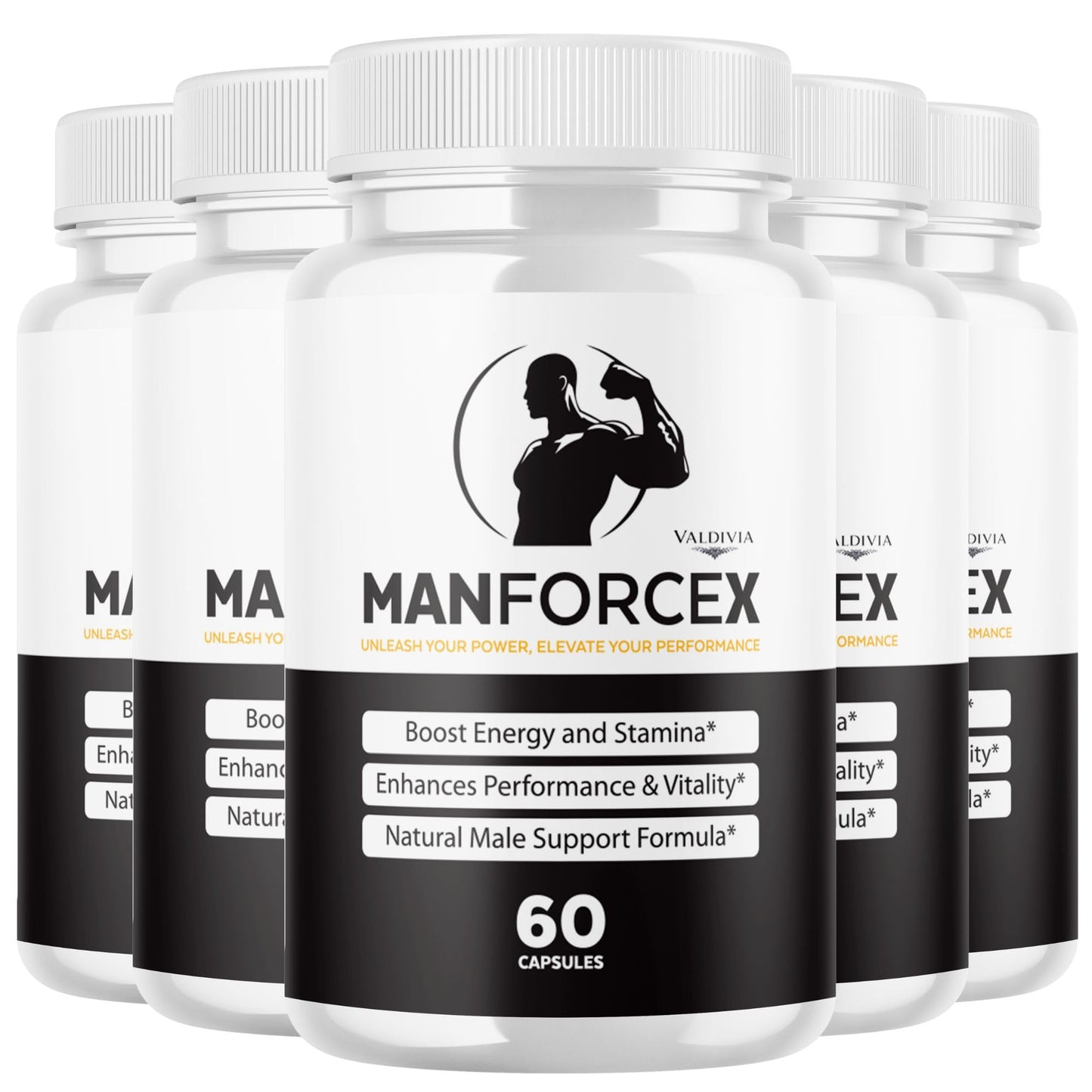 Valdivia Man Force X Capsules, 300 Capsules