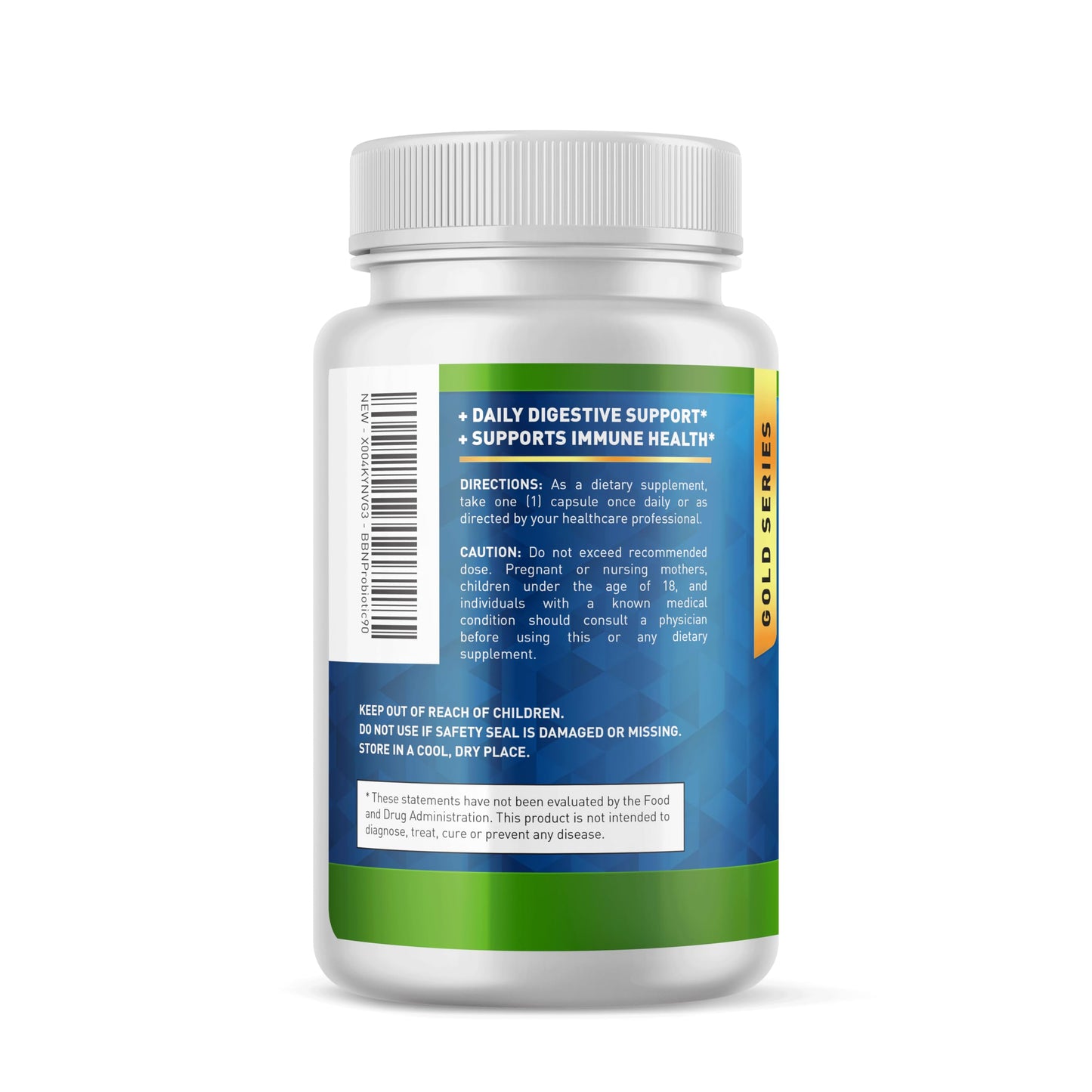 Built by Nature Probiotic 60 Billion CFU – 20 Strains + Prebiotics – Immune & Digestive Support – for Women & Men – Delayed Release Capsules, Shelf Stable – 3 Month Supply – 90 Capsules