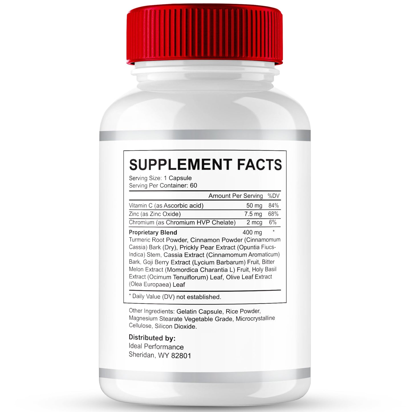 IDEAL PERFORMANCE Hemonexa Gluco Blood Optimizer, 120 Capsules