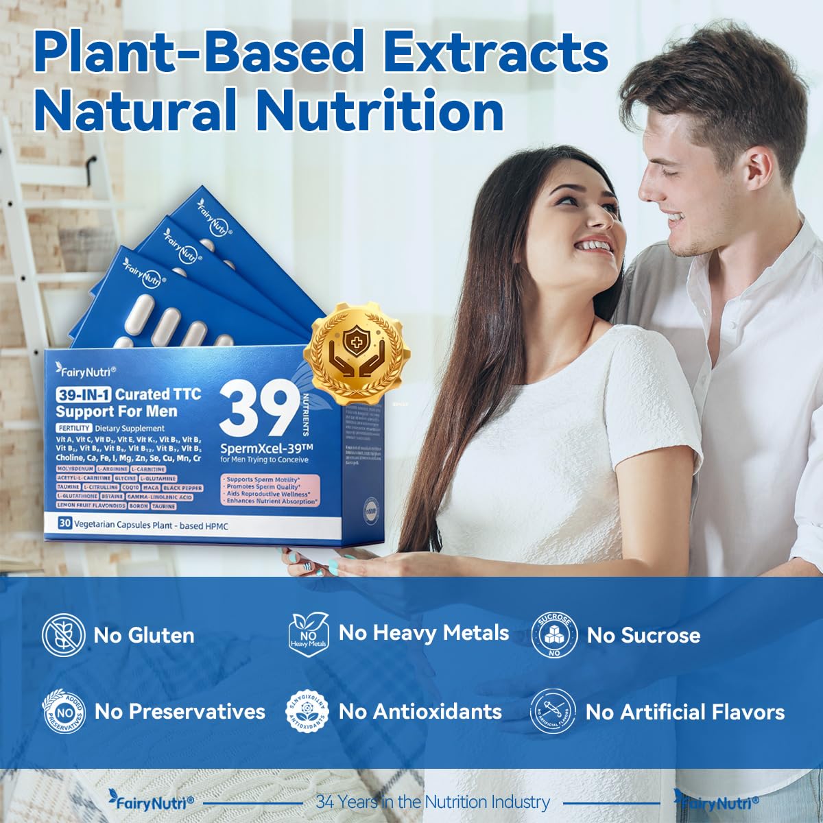 fairynutri SpermXcel-39 Capsule, 30 Count