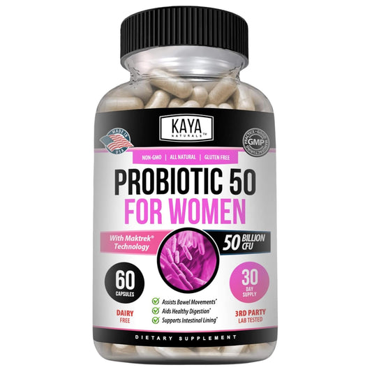 Kaya Naturals Probiotic 50 Billion CFU Capsule 60 Count