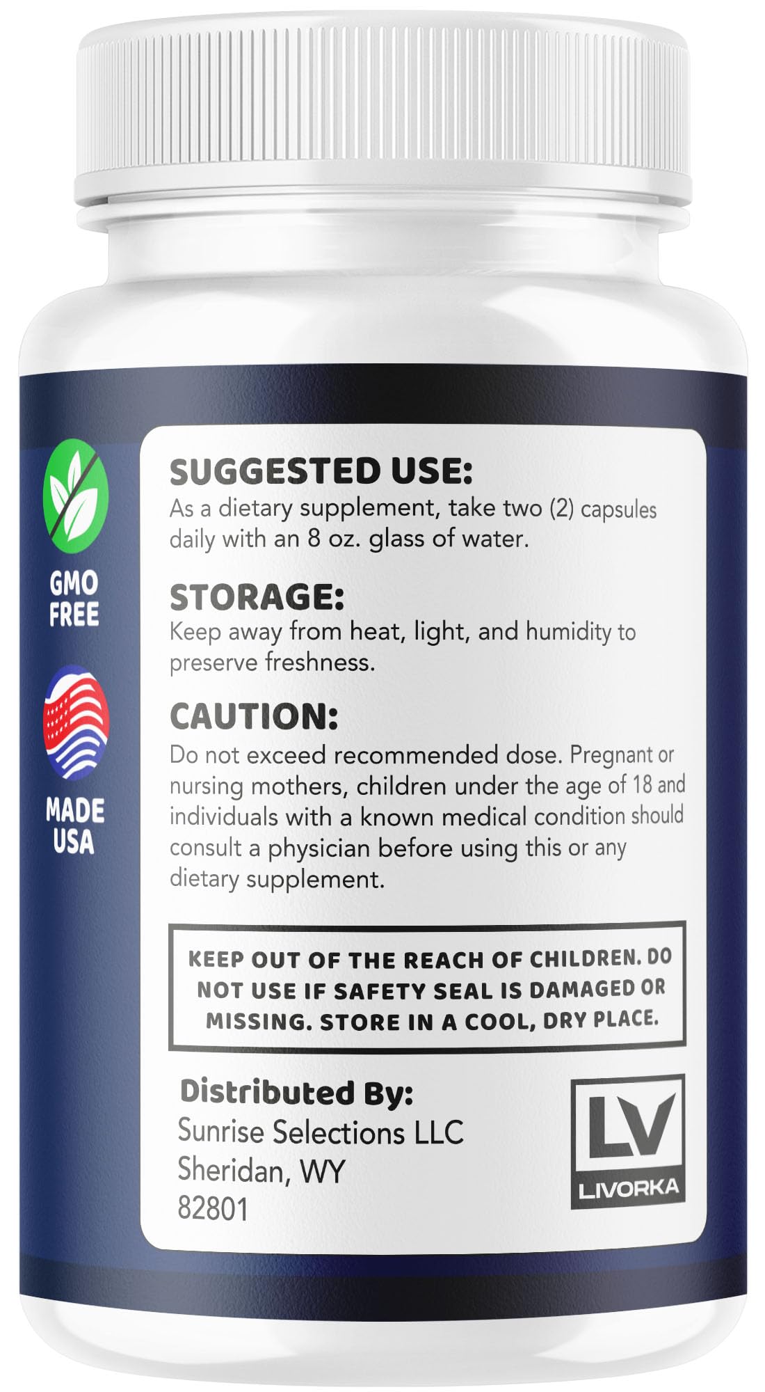 LIVORKA Bio Brain Capsules 180 Capsules